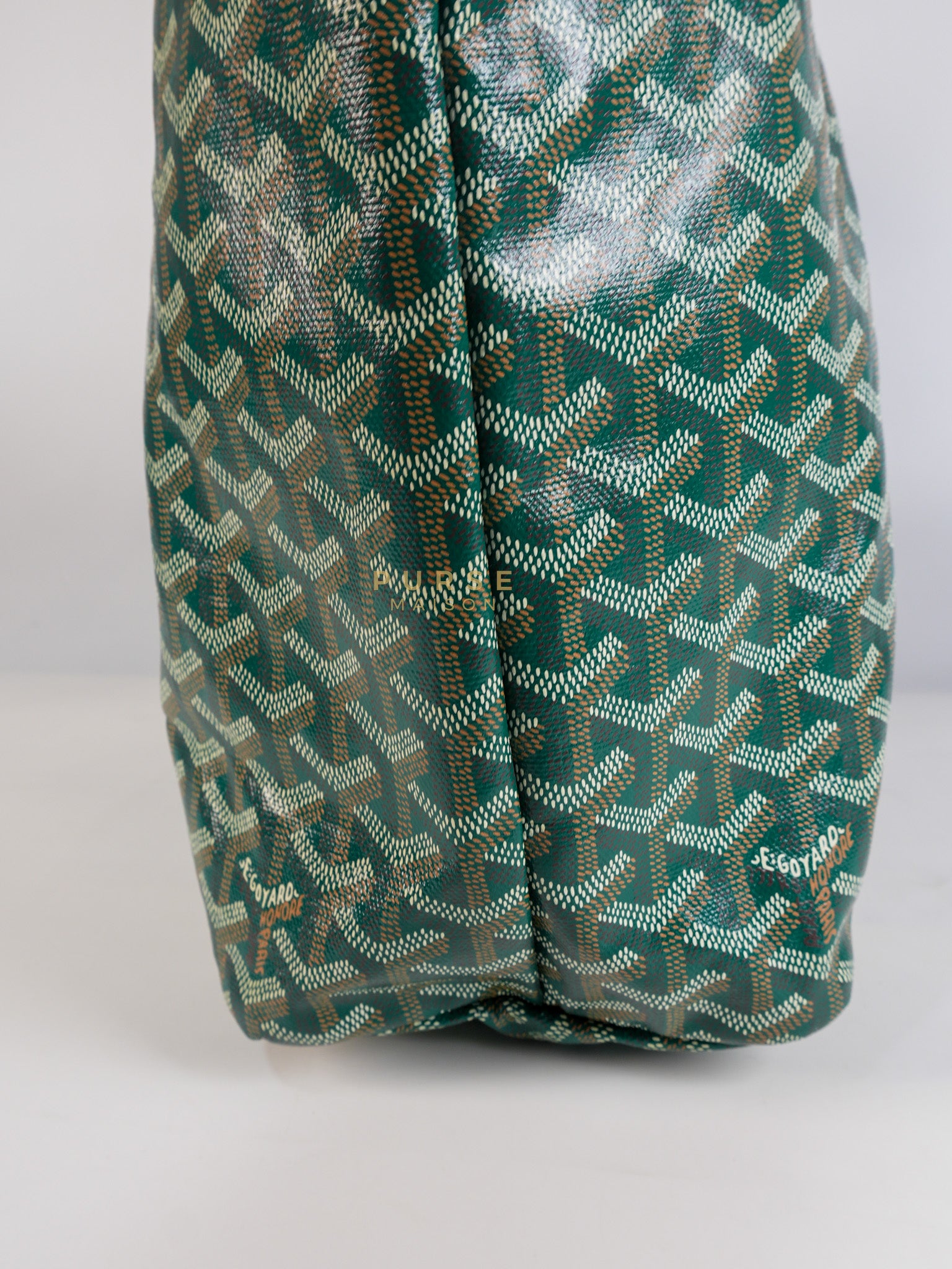 Saint Louis PM in Vert Goyardine Canvas | Purse Maison Luxury Bags Shop