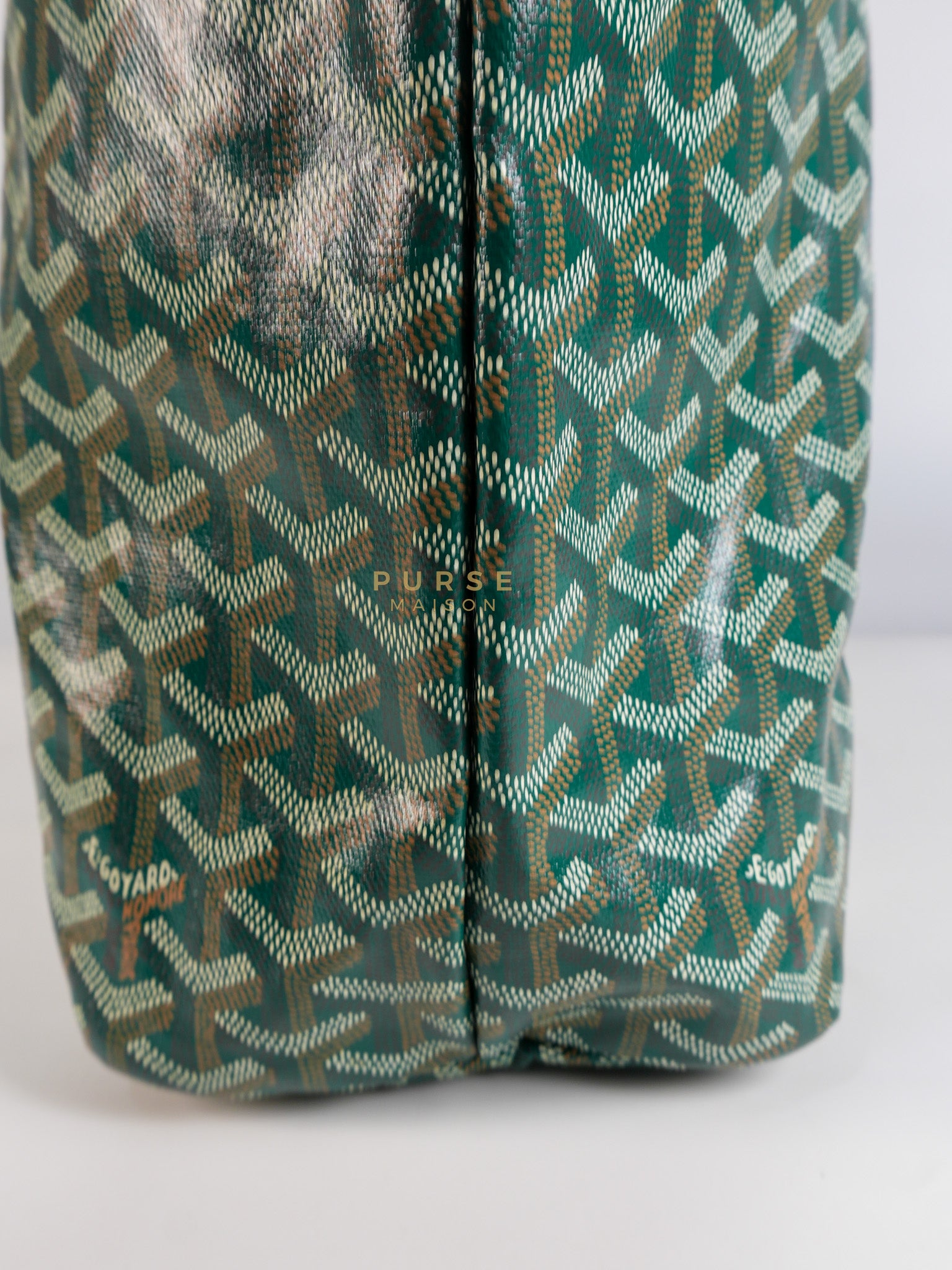 Saint Louis PM in Vert Goyardine Canvas | Purse Maison Luxury Bags Shop