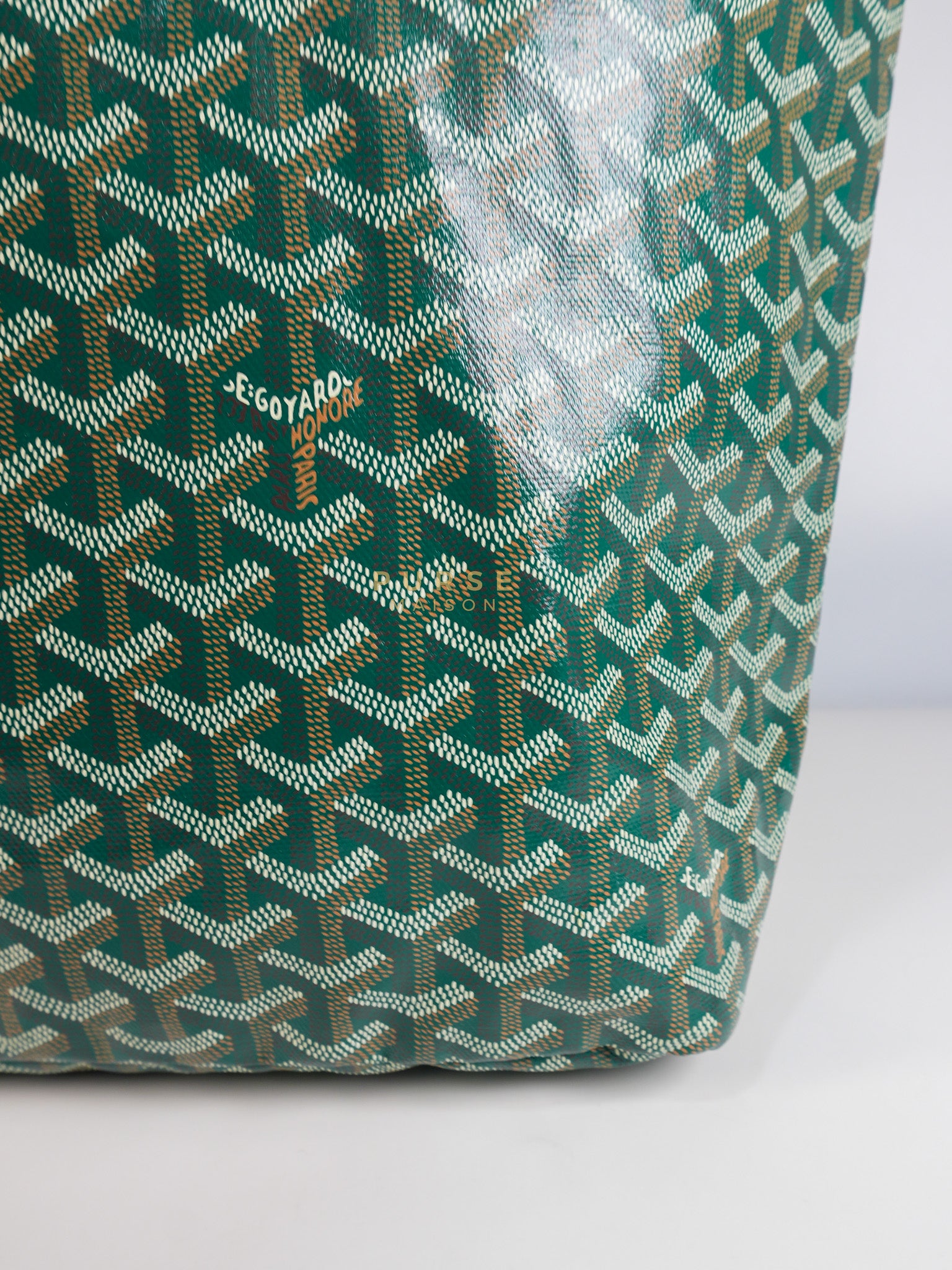 Saint Louis PM in Vert Goyardine Canvas | Purse Maison Luxury Bags Shop