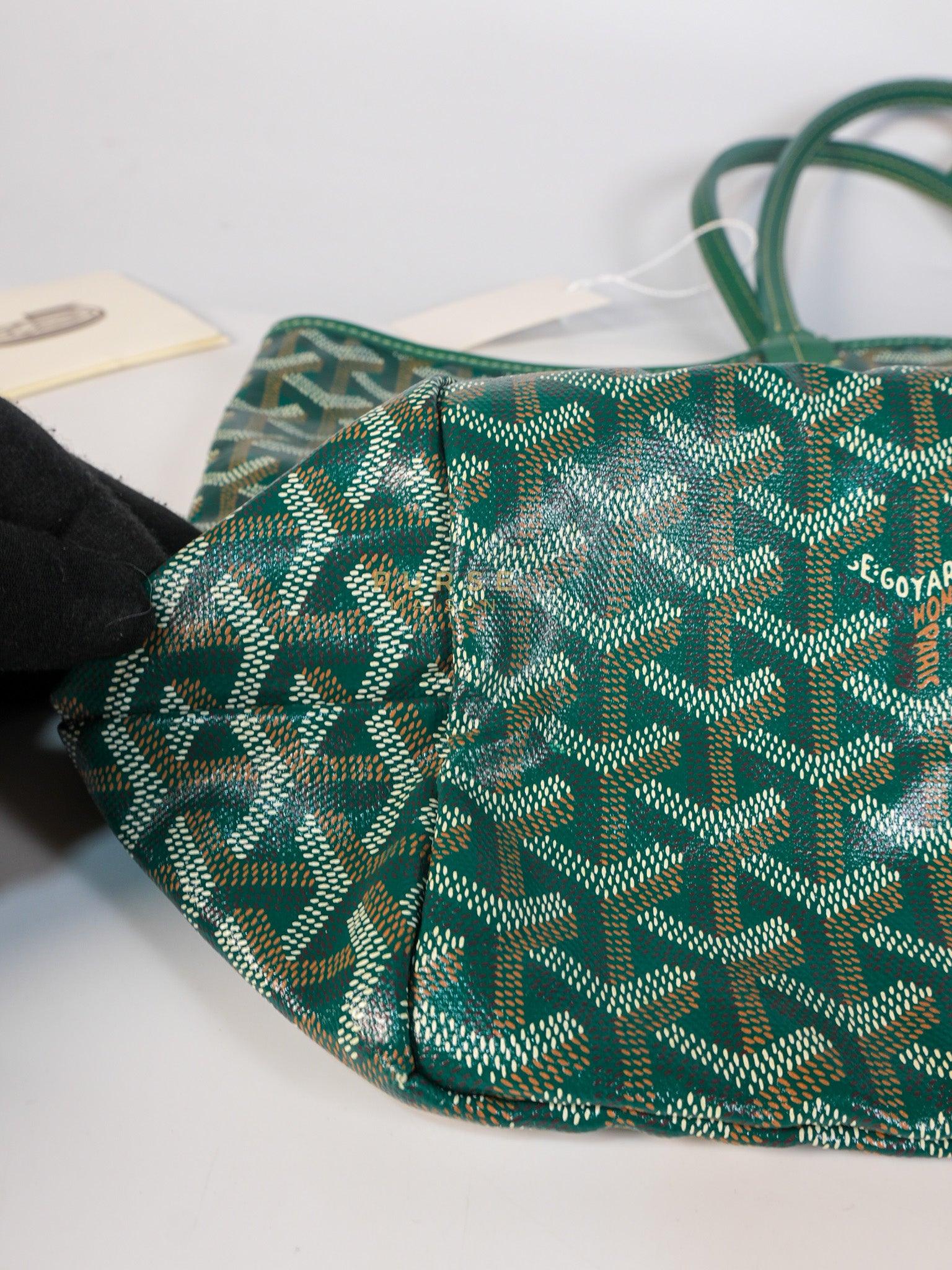 Saint Louis PM in Vert Goyardine Canvas | Purse Maison Luxury Bags Shop