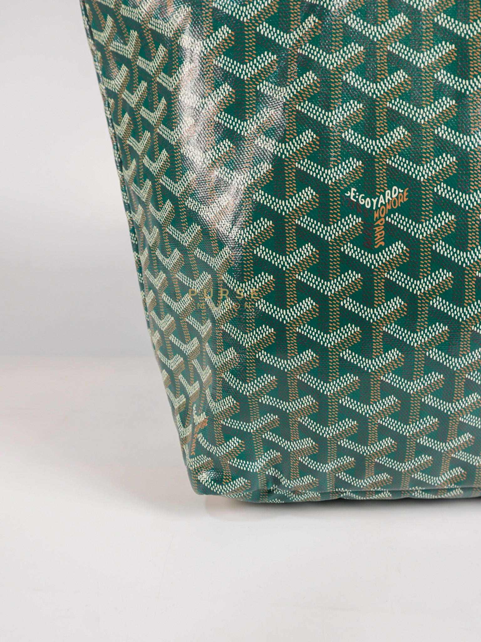 Saint Louis PM in Vert Goyardine Canvas | Purse Maison Luxury Bags Shop