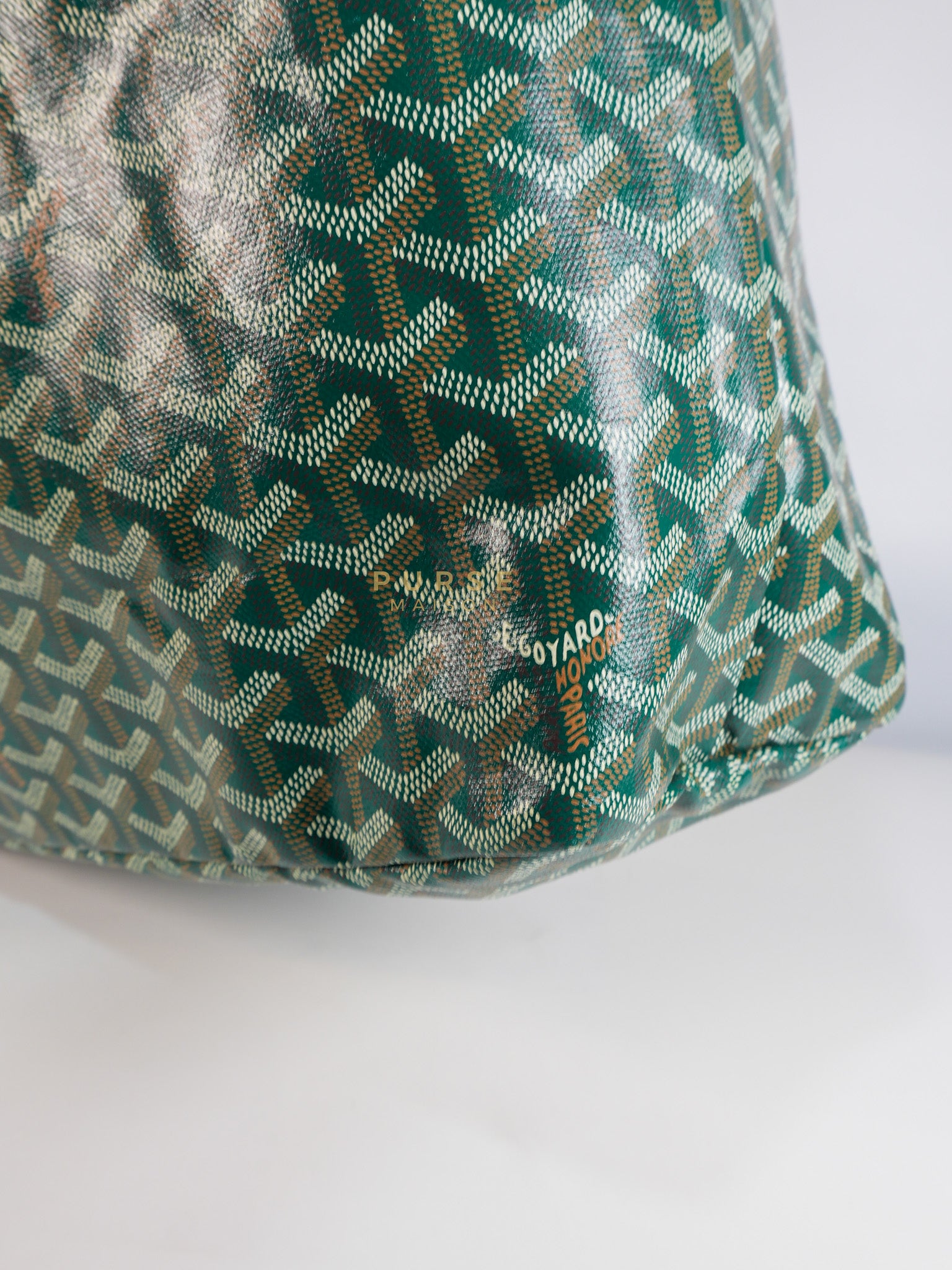 Saint Louis PM in Vert Goyardine Canvas | Purse Maison Luxury Bags Shop