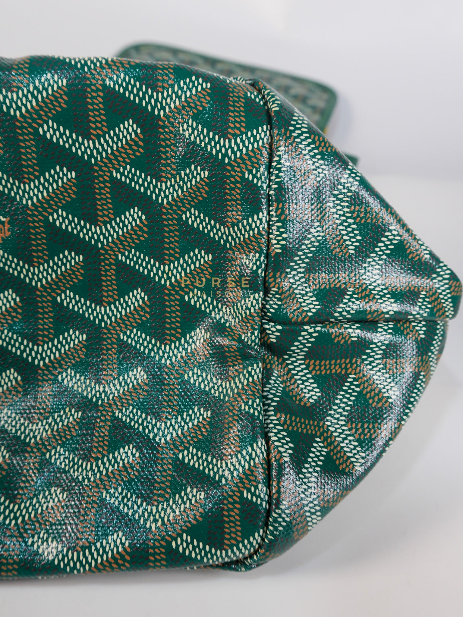 Saint Louis PM in Vert Goyardine Canvas | Purse Maison Luxury Bags Shop
