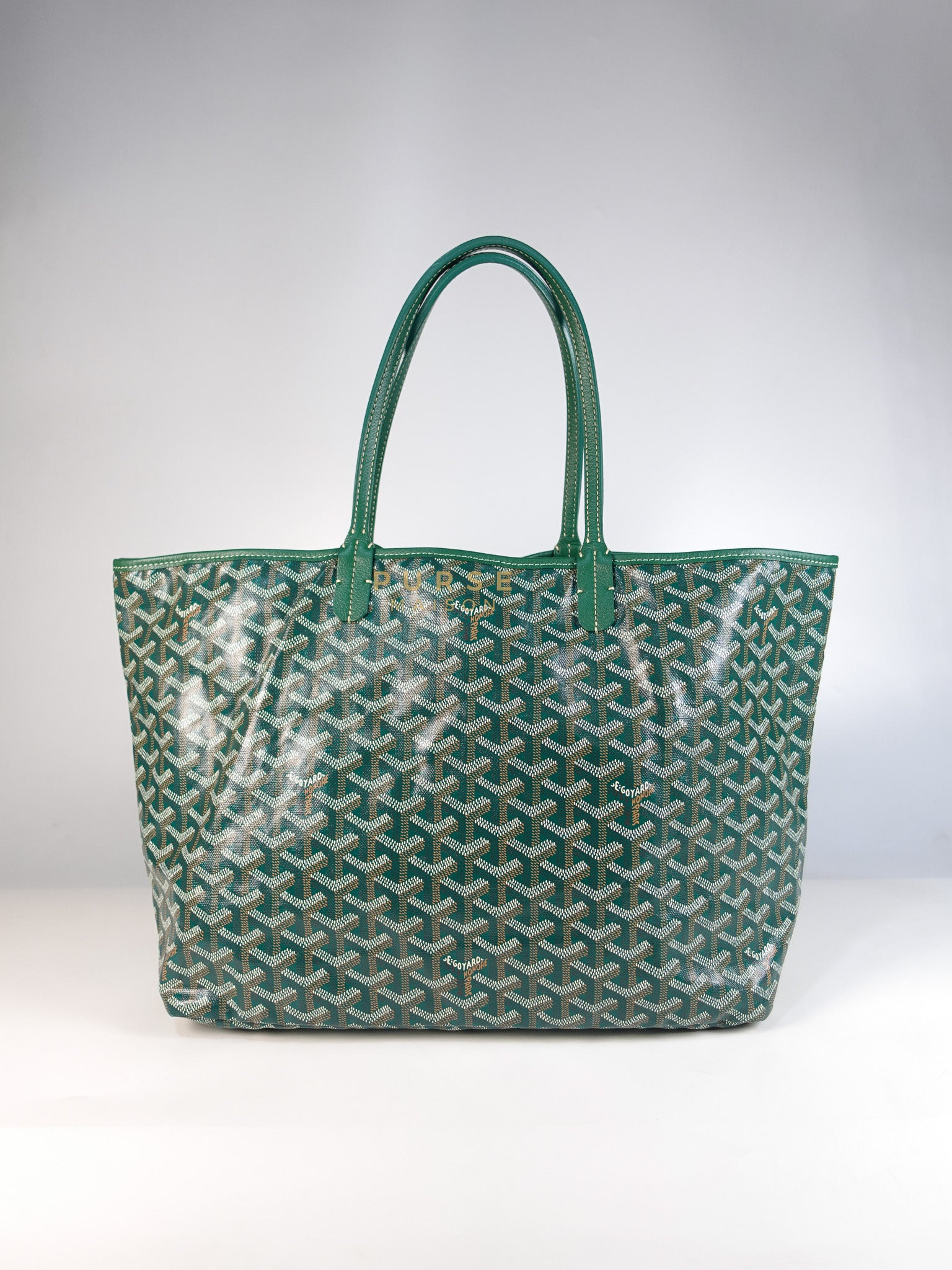 Saint Louis PM in Vert Goyardine Canvas | Purse Maison Luxury Bags Shop