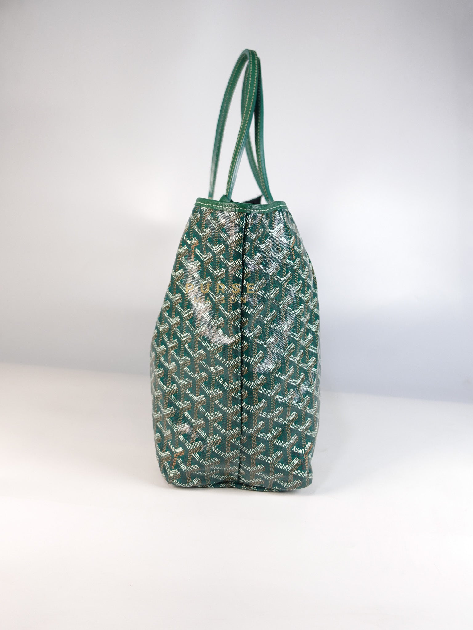 Saint Louis PM in Vert Goyardine Canvas | Purse Maison Luxury Bags Shop