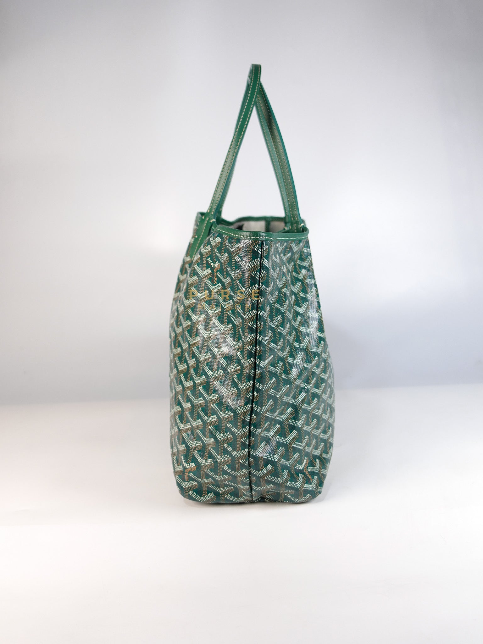 Saint Louis PM in Vert Goyardine Canvas | Purse Maison Luxury Bags Shop