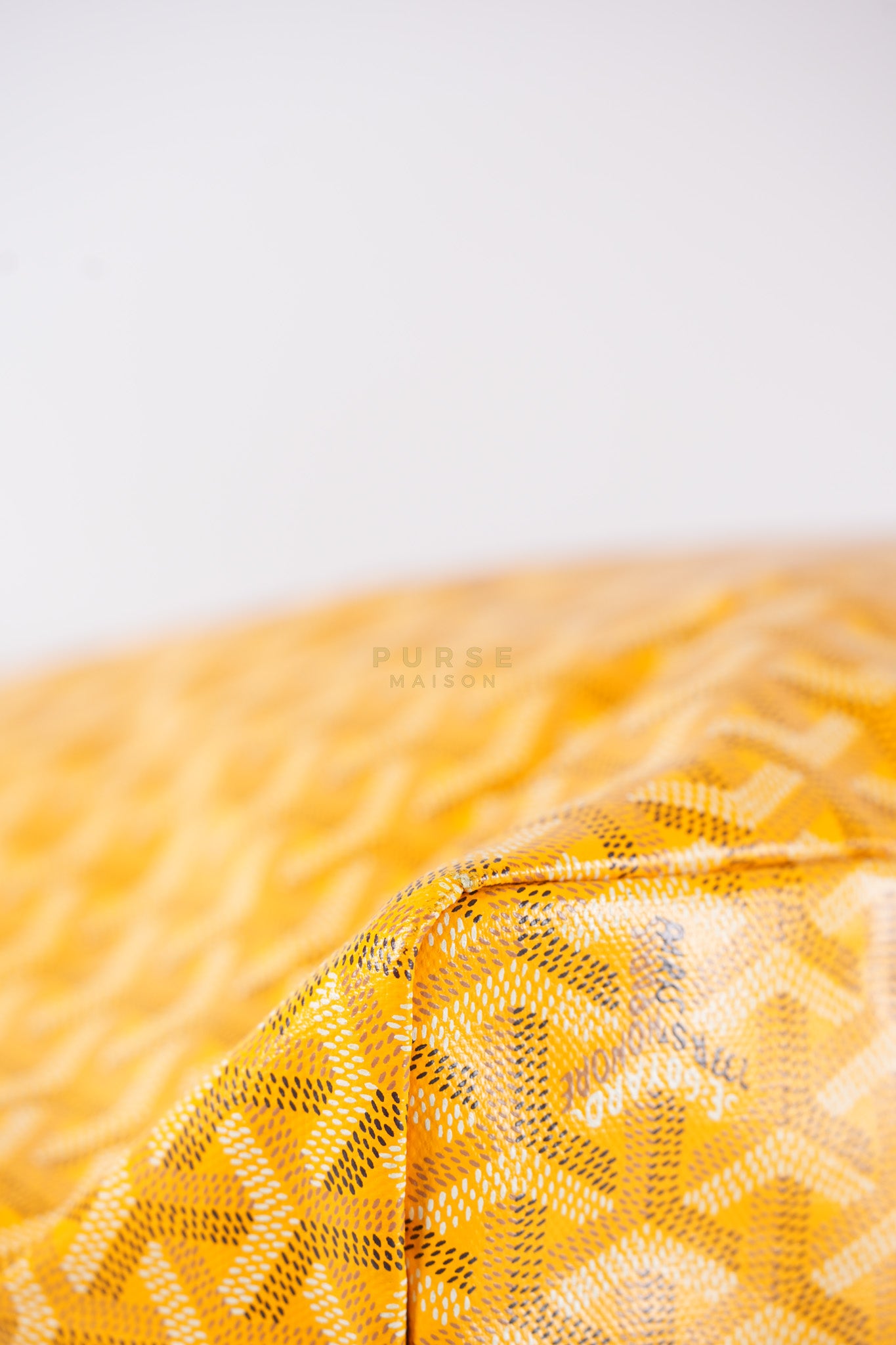 Saint Louis PM (Jaune) Yellow in Goyardine Canvas | Purse Maison Luxury Bags Shop