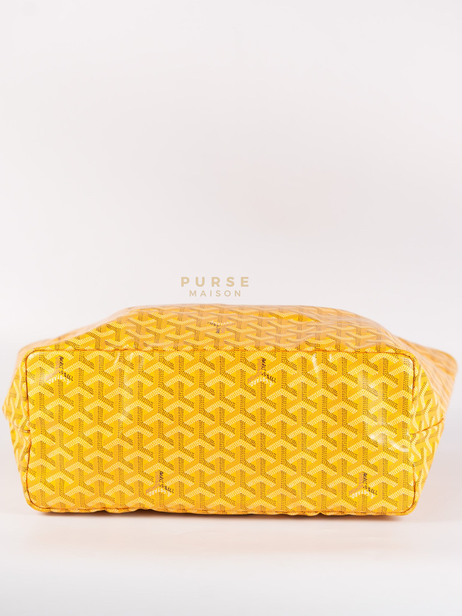 Saint Louis PM (Jaune) Yellow in Goyardine Canvas | Purse Maison Luxury Bags Shop