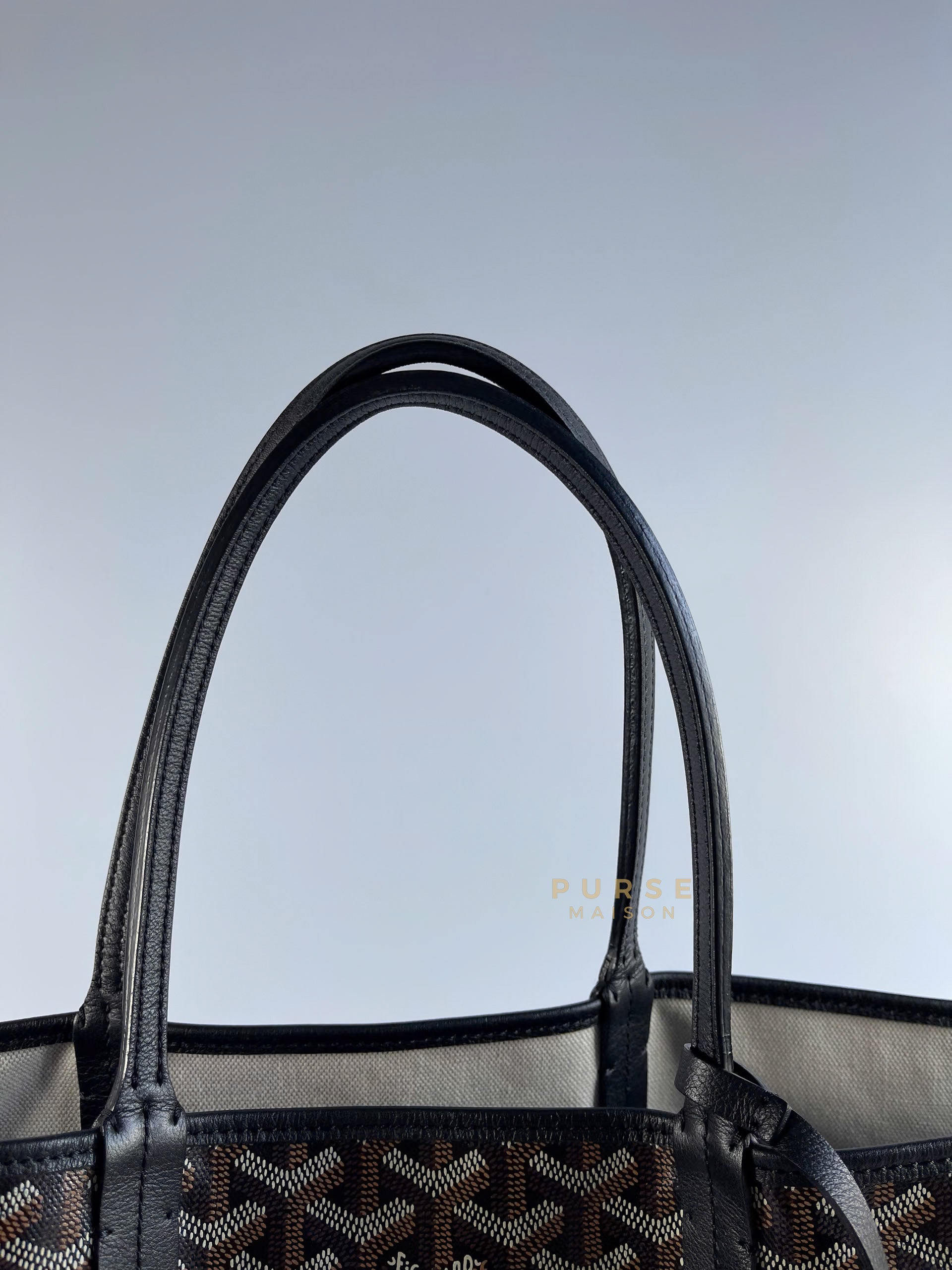Saint Louis PM Noir Tote Bag (Black) | Purse Maison Luxury Bags Shop