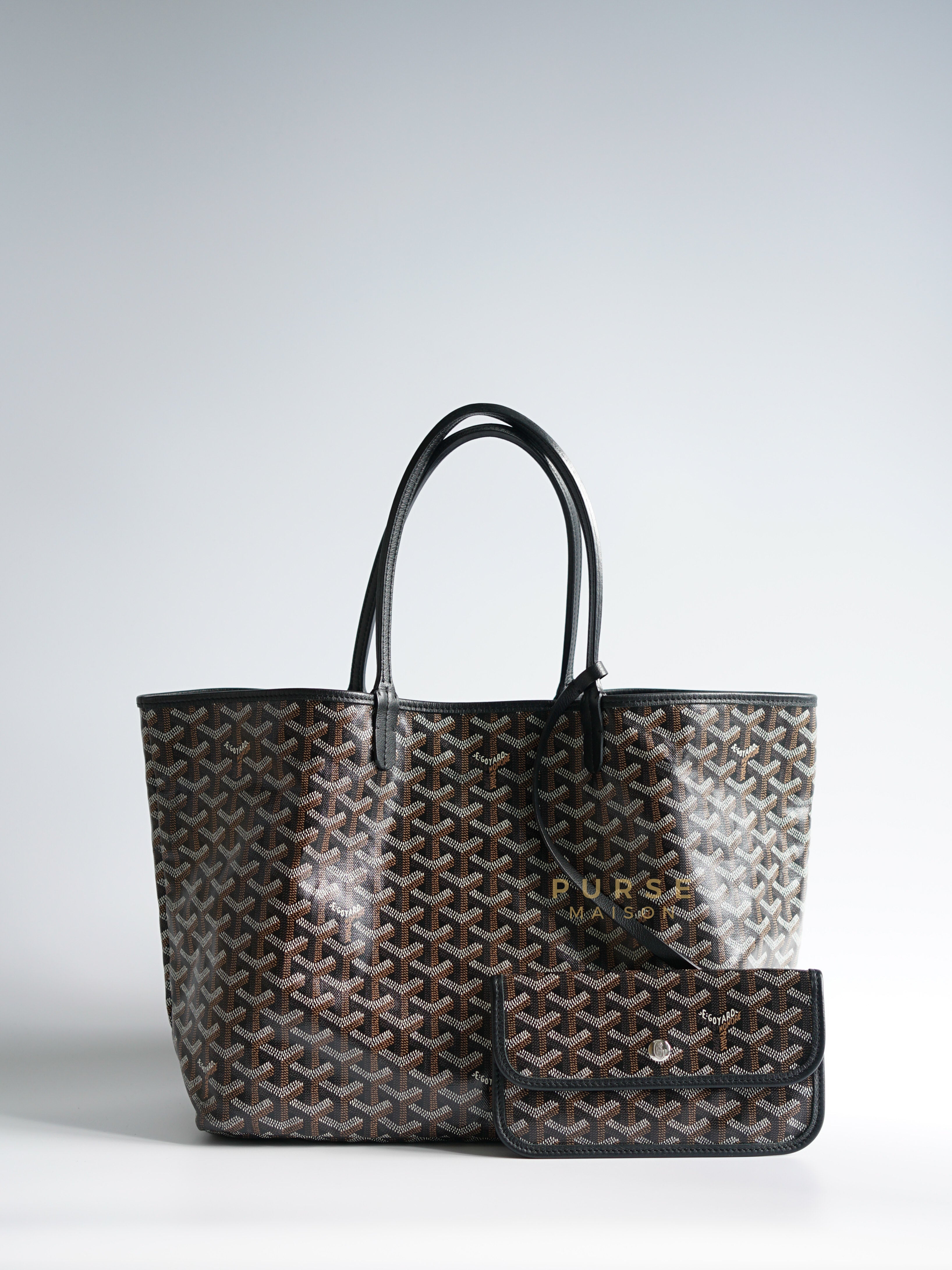 Goyard tote cheap bag black