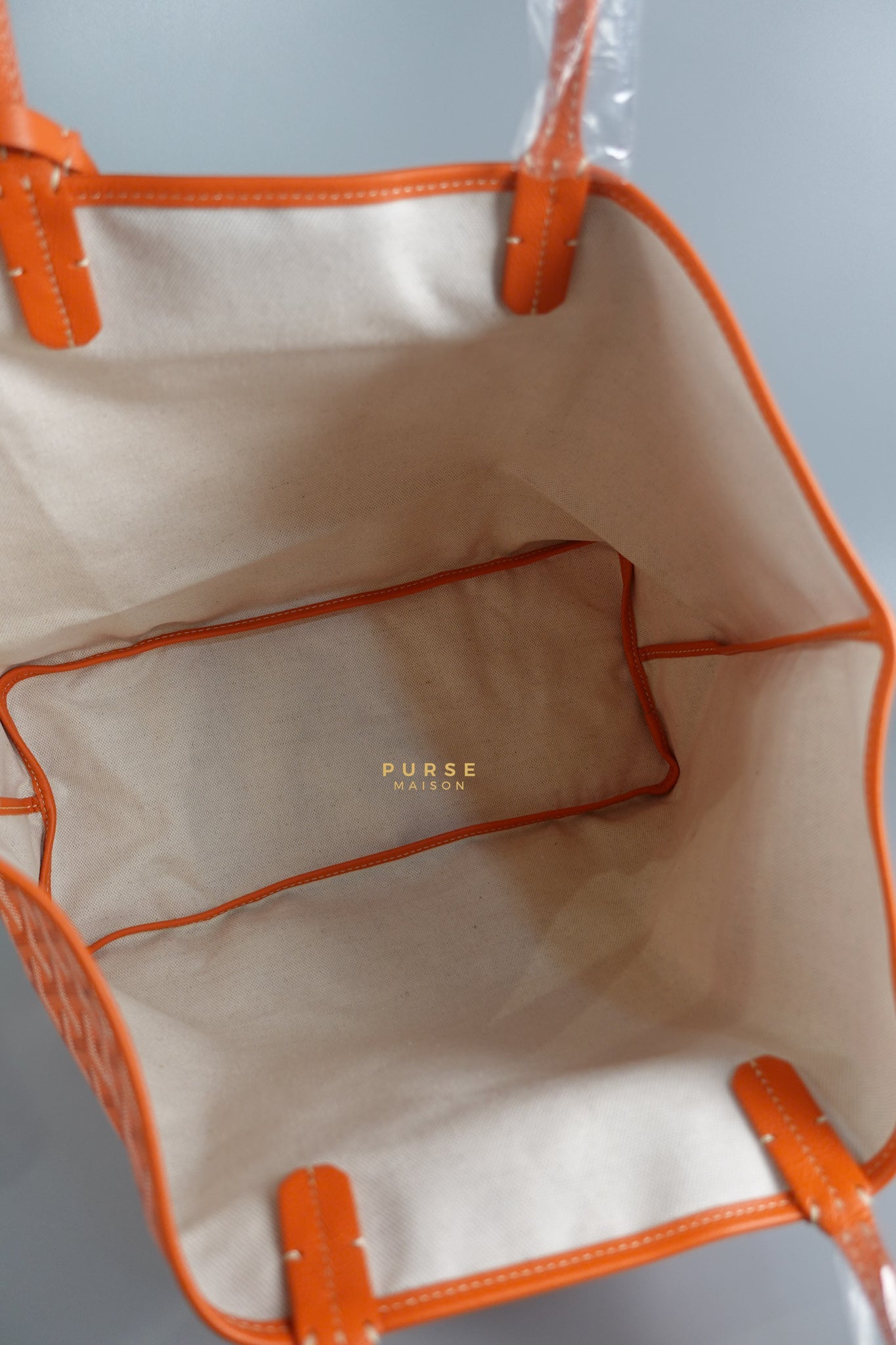 Saint Louis PM Orange Tote Bag | Purse Maison Luxury Bags Shop