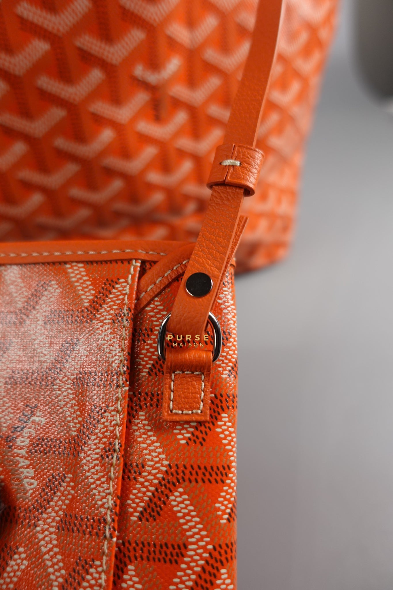 Saint Louis PM Orange Tote Bag | Purse Maison Luxury Bags Shop