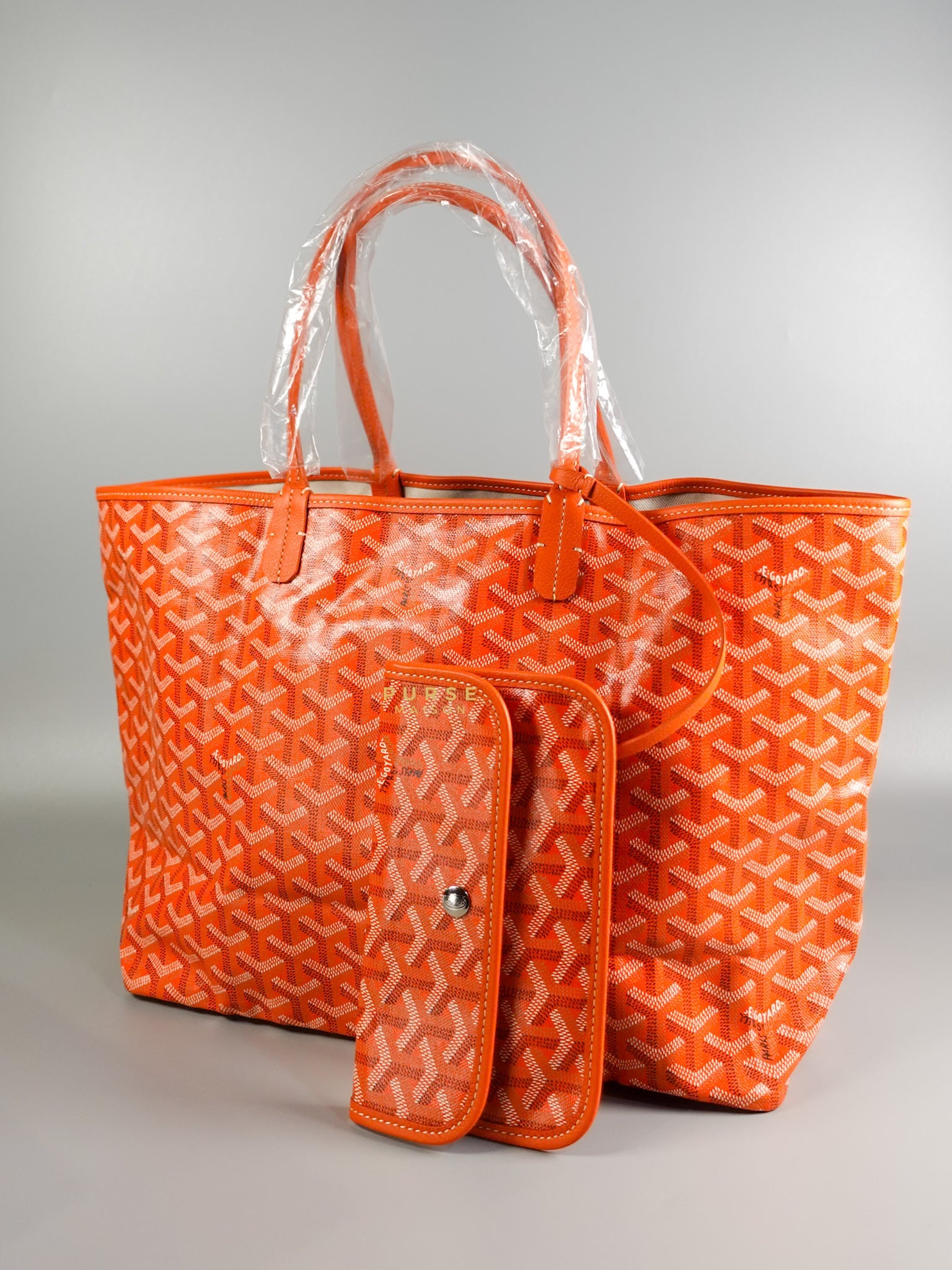 Saint Louis PM Orange Tote Bag | Purse Maison Luxury Bags Shop