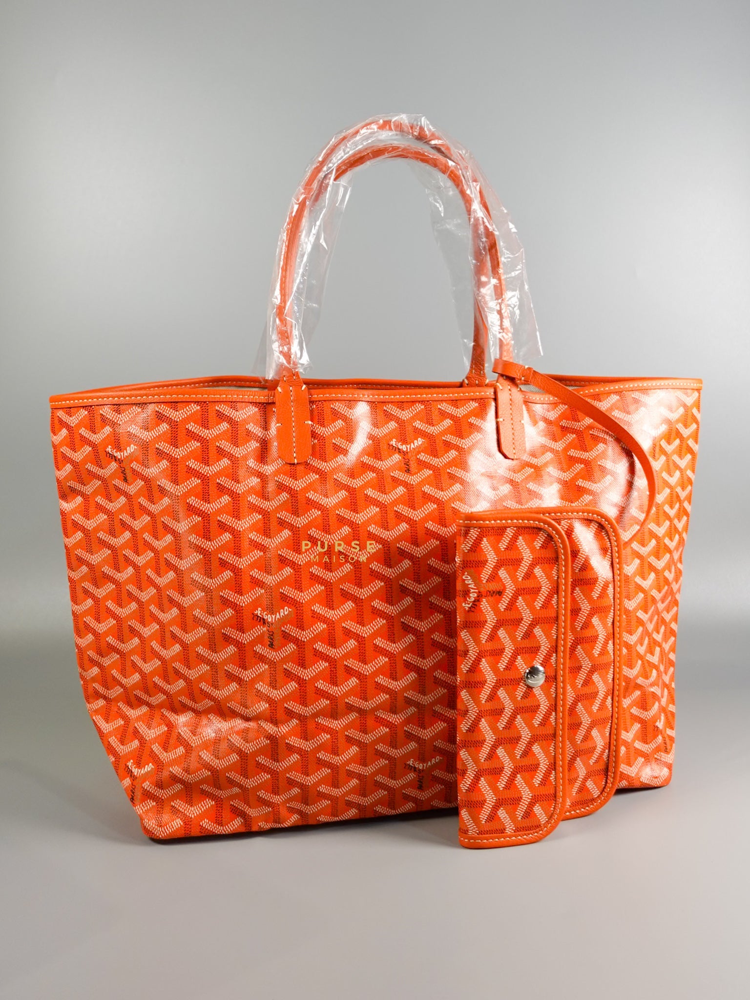 Saint Louis PM Orange Tote Bag | Purse Maison Luxury Bags Shop