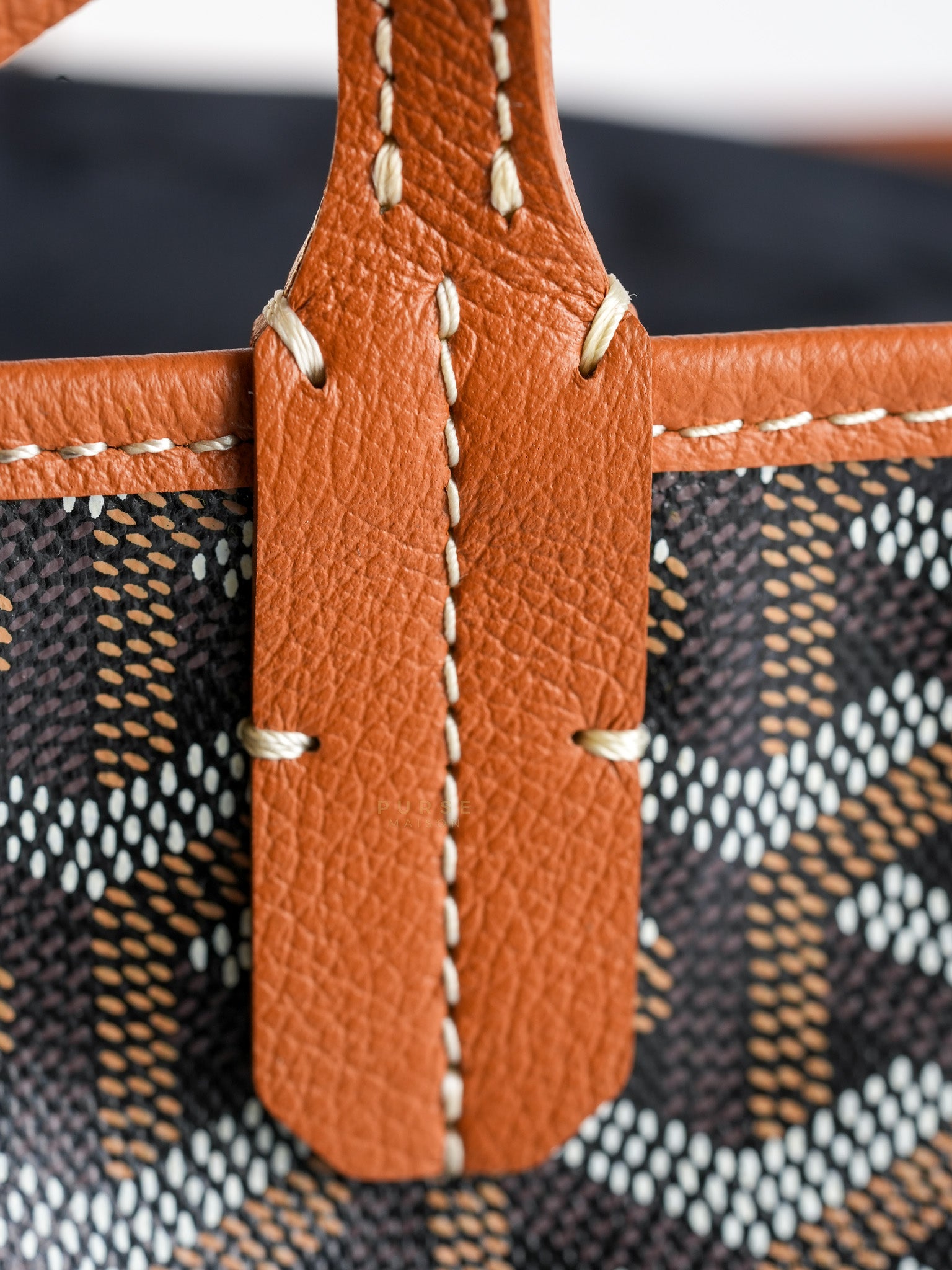 Saint Louis PM Tan Goyardine Canvas | Purse Maison Luxury Bags Shop