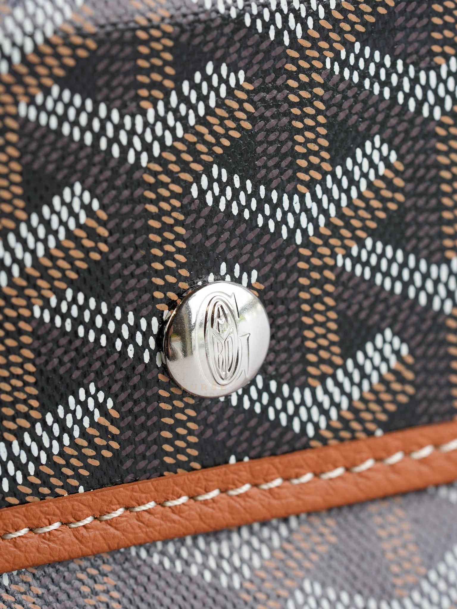 Saint Louis PM Tan Goyardine Canvas | Purse Maison Luxury Bags Shop