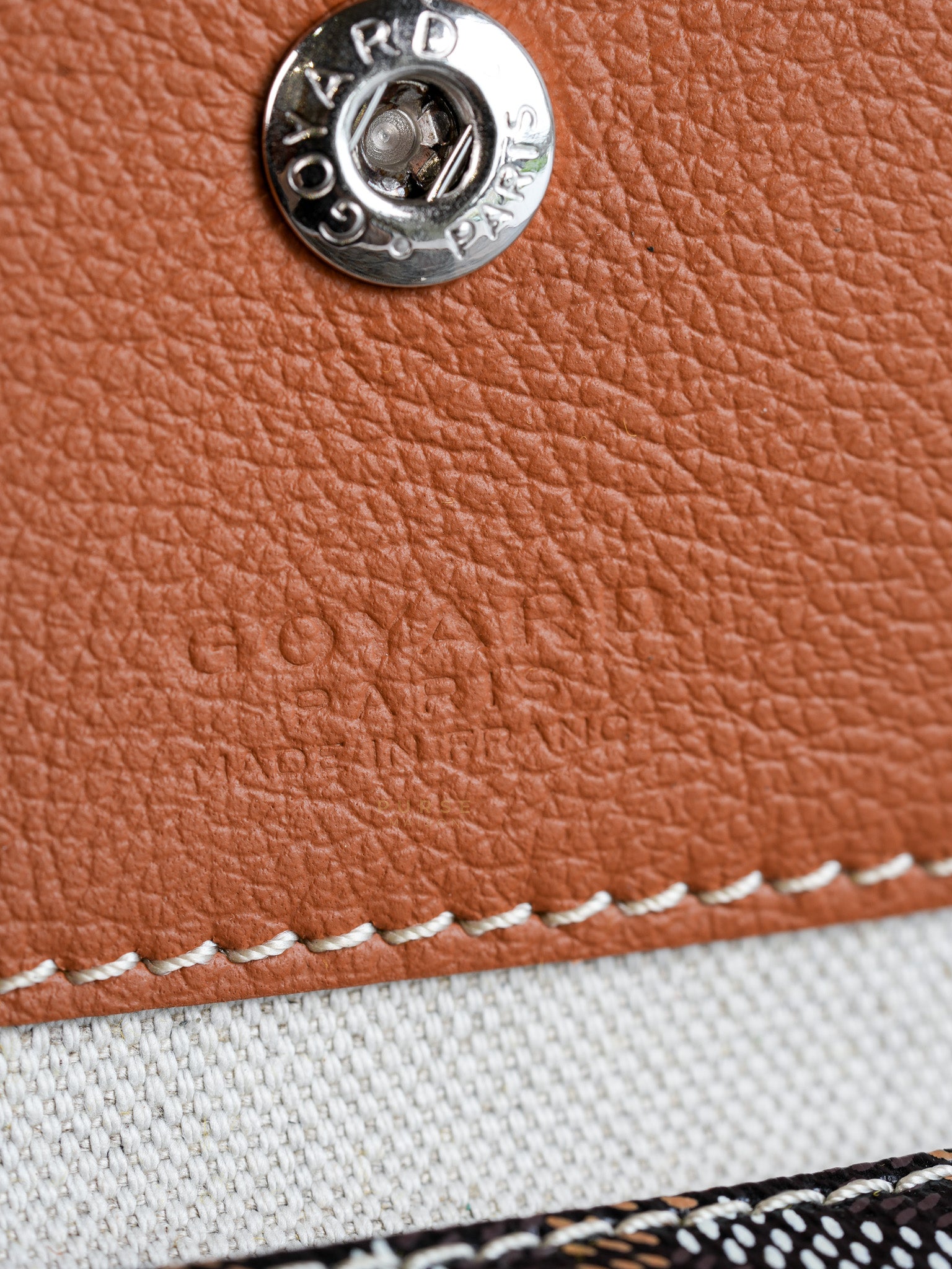 Saint Louis PM Tan Goyardine Canvas | Purse Maison Luxury Bags Shop