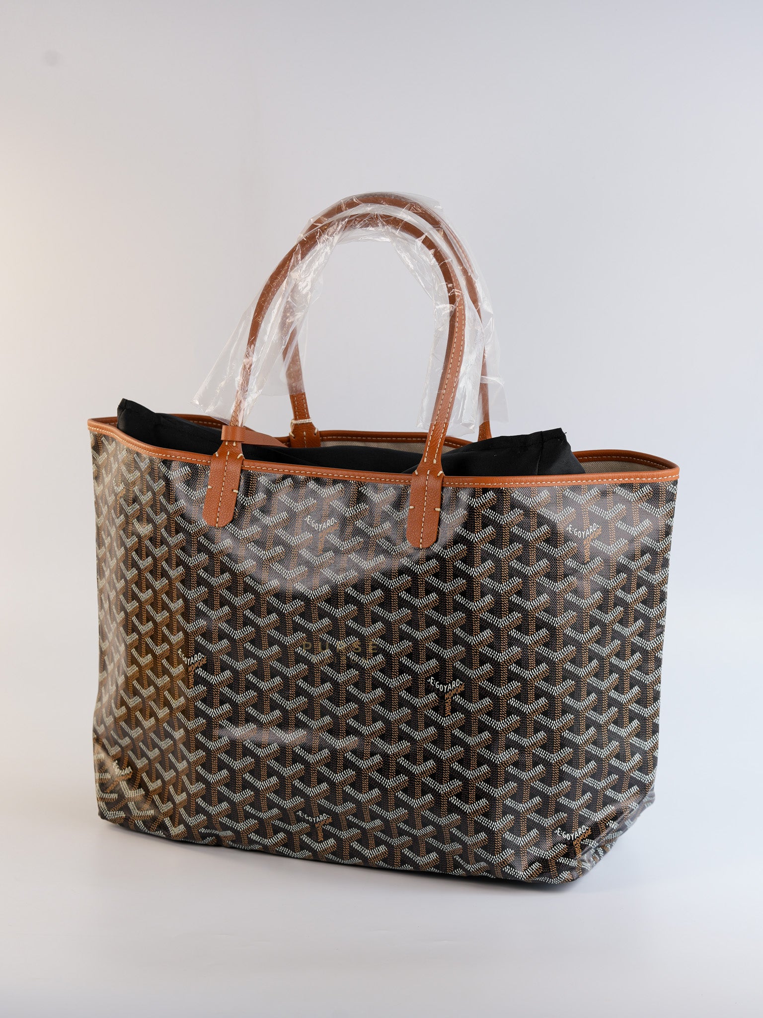 Saint Louis PM Tan Goyardine Canvas | Purse Maison Luxury Bags Shop
