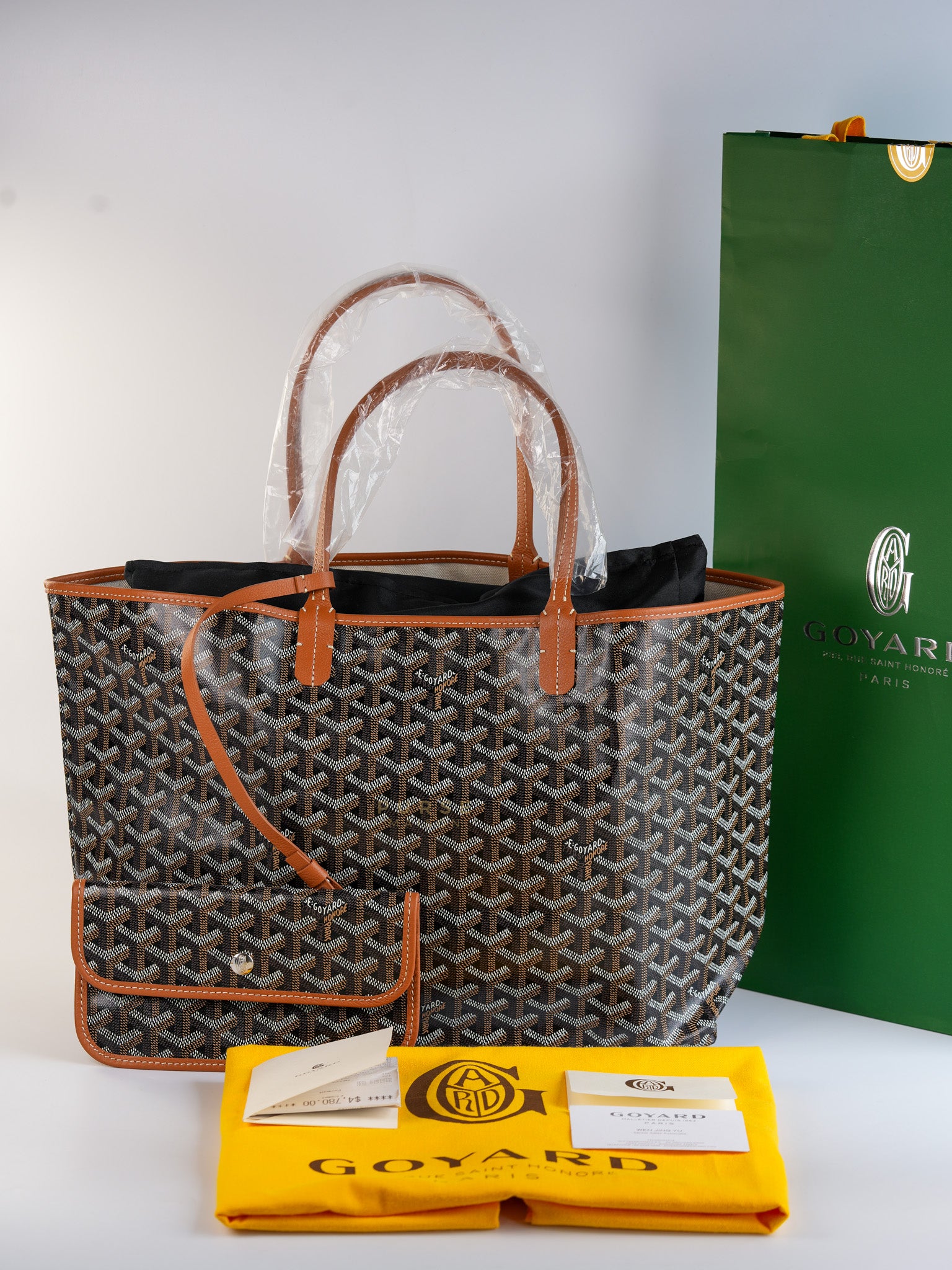 Saint Louis PM Tan Goyardine Canvas | Purse Maison Luxury Bags Shop