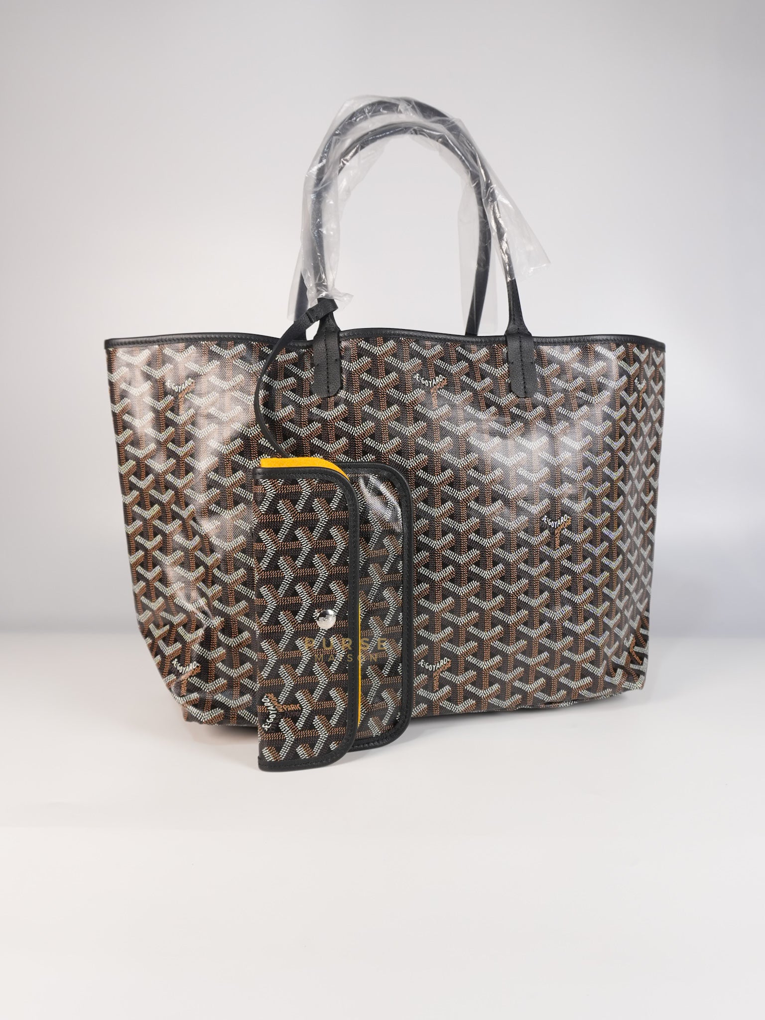 Saint Louis PM Tote Bag in Black | Purse Maison Luxury Bags Shop