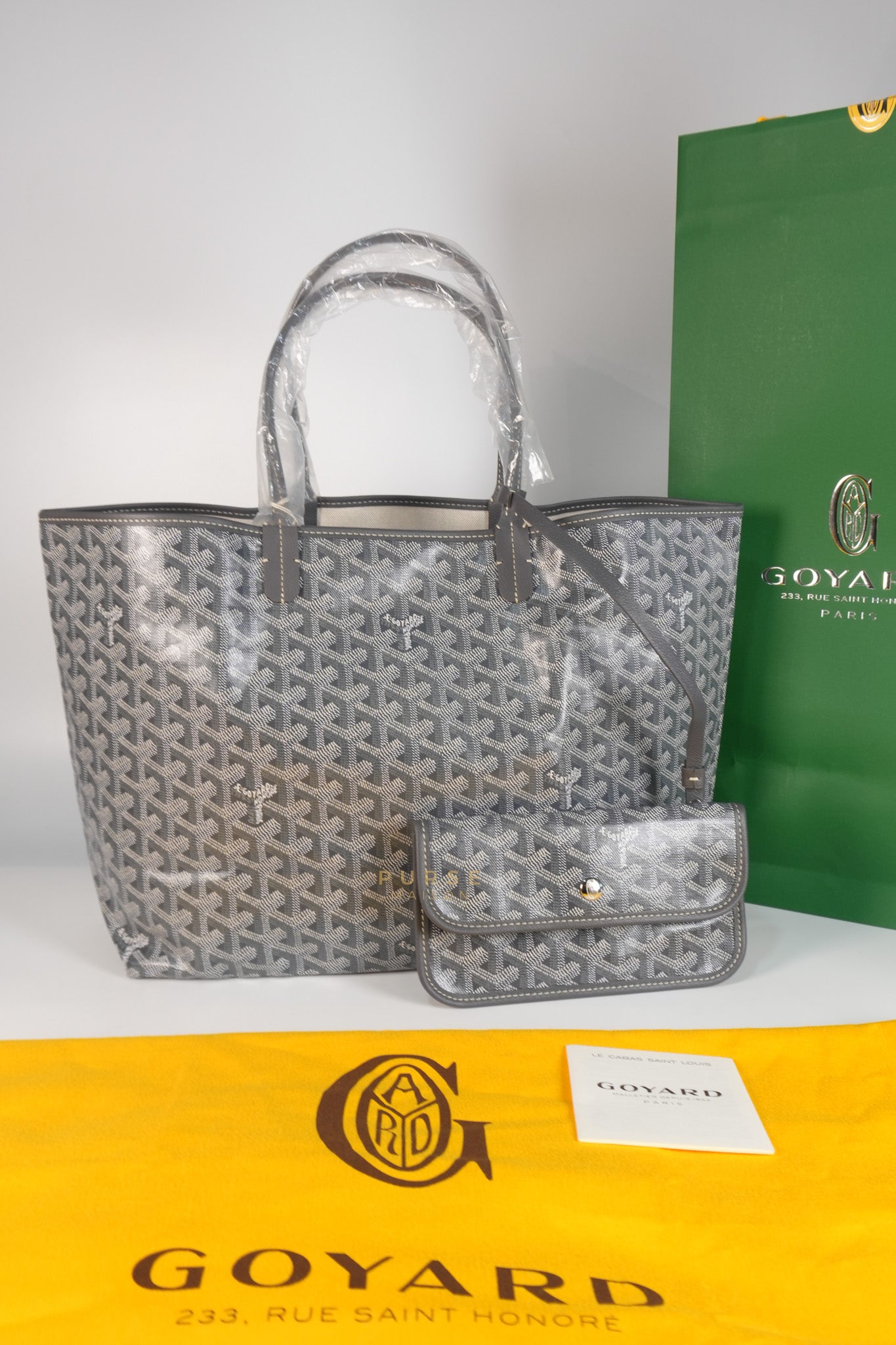 Saint Louis PM Tote Bag in Gray | Purse Maison Luxury Bags Shop