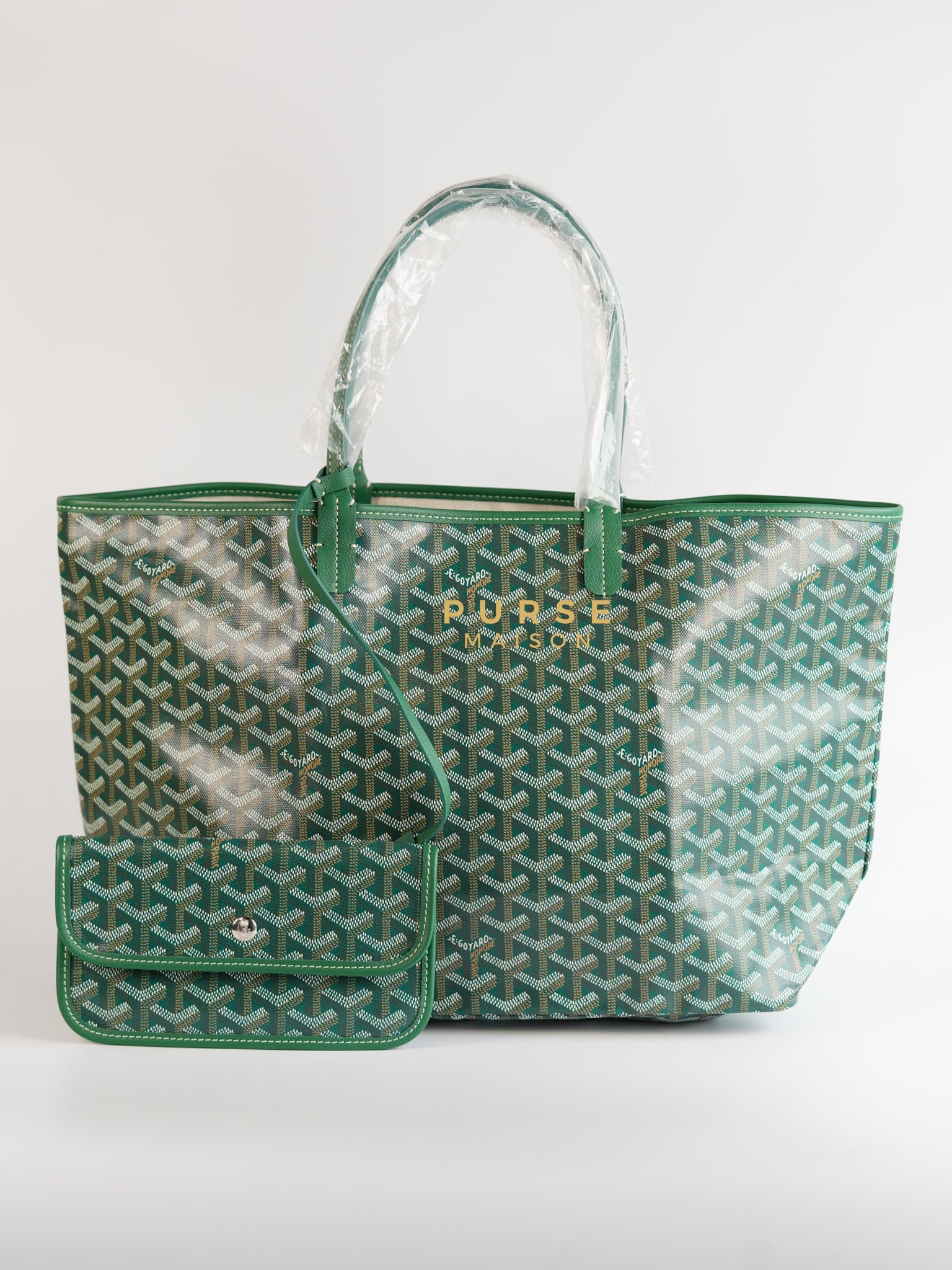 Saint Louis PM Tote Bag in Vert (Green) | Purse Maison Luxury Bags Shop