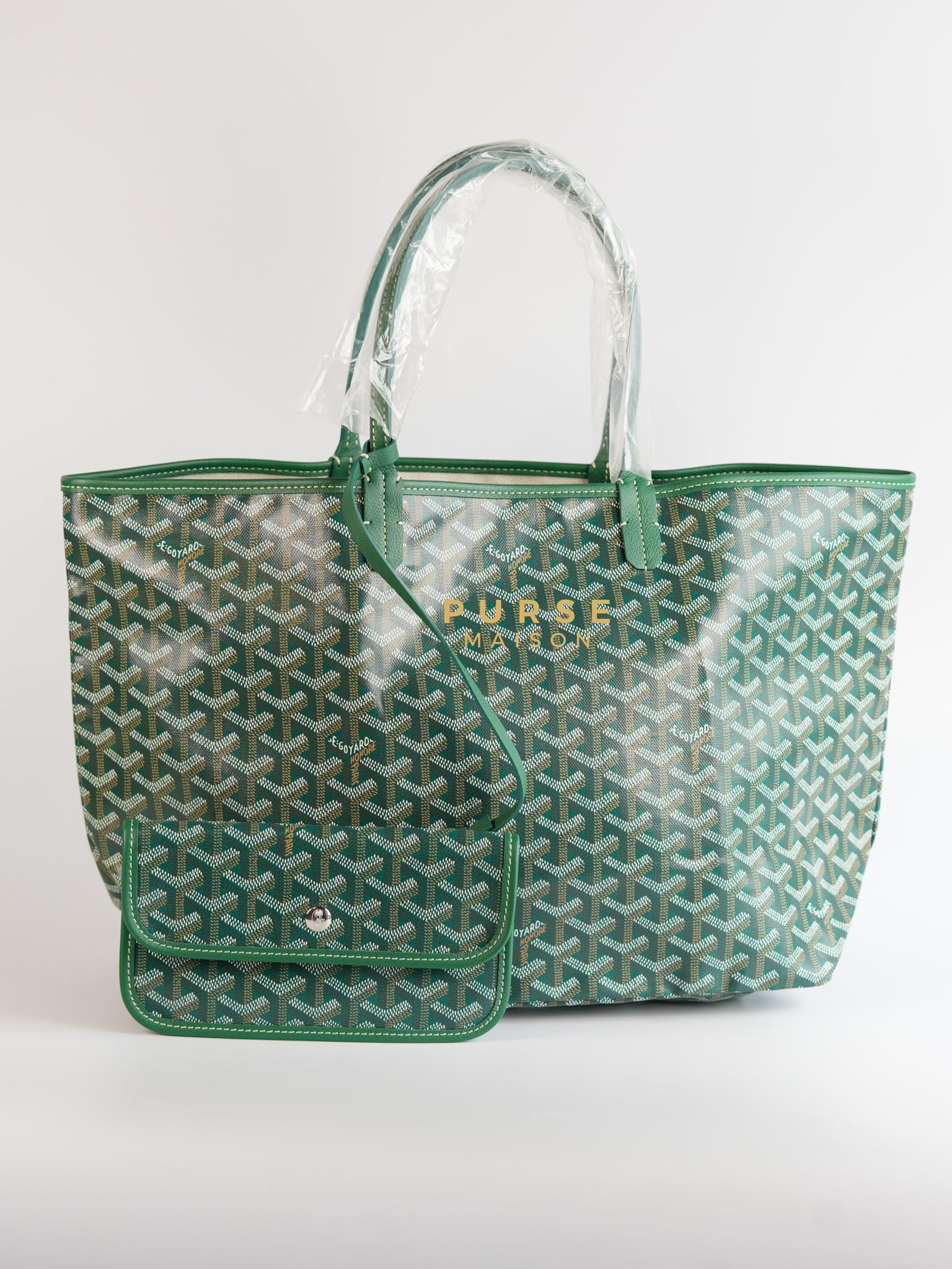 Saint Louis PM Tote Bag in Vert (Green) | Purse Maison Luxury Bags Shop