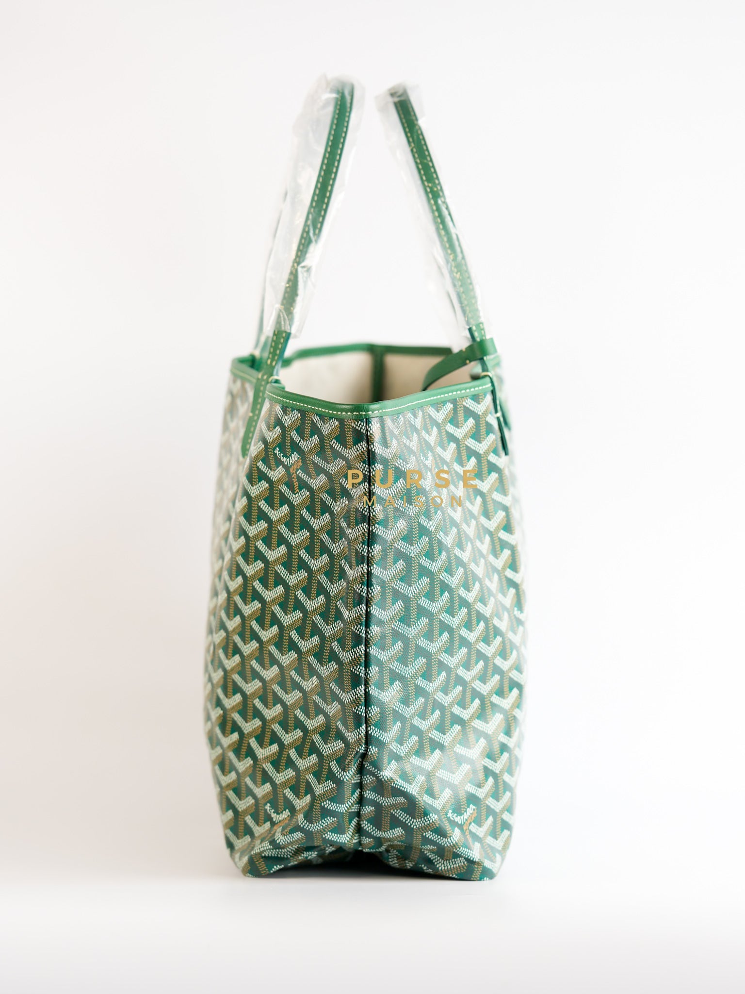 Saint Louis PM Tote Bag in Vert (Green) | Purse Maison Luxury Bags Shop