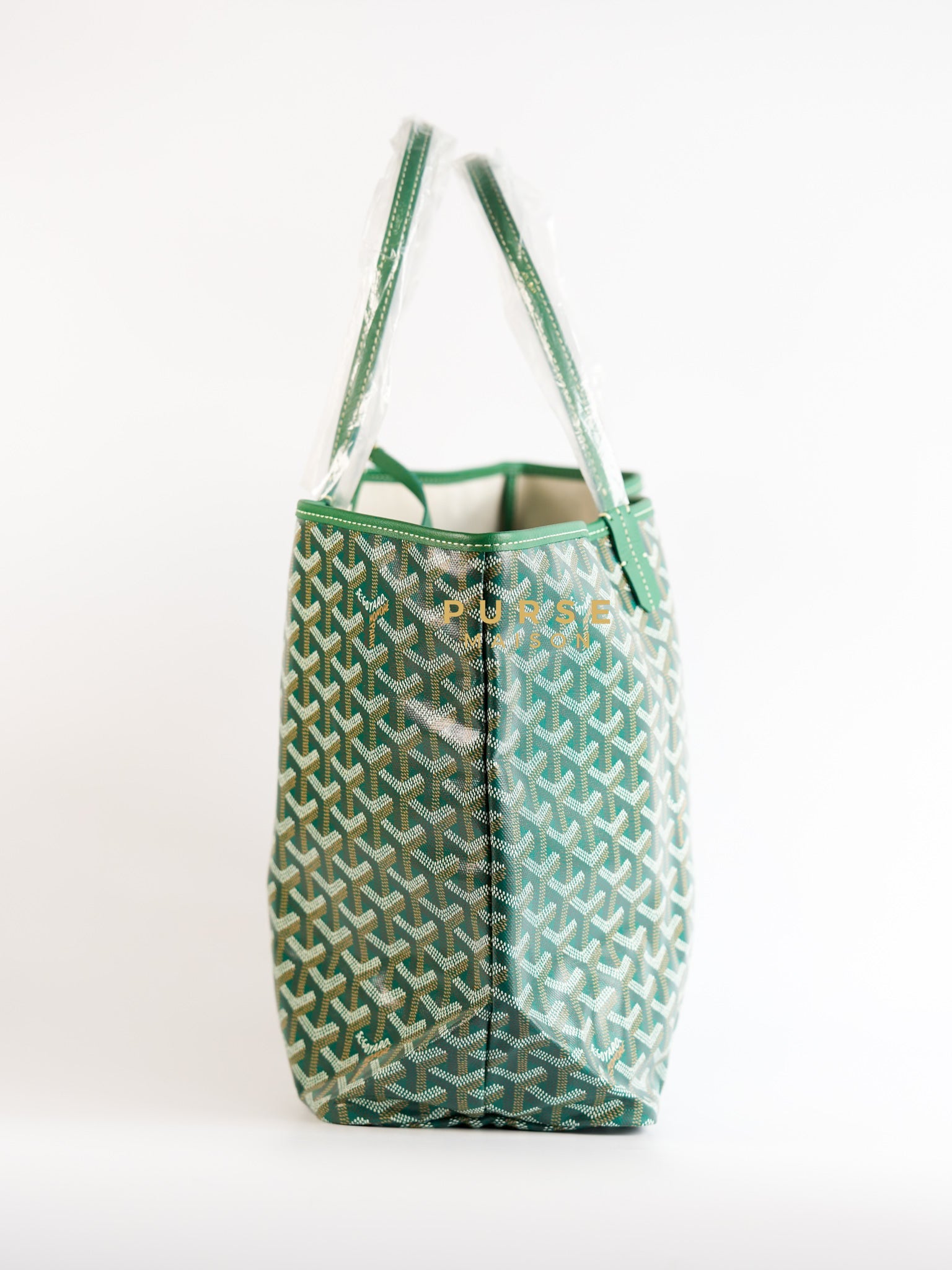 Saint Louis PM Tote Bag in Vert (Green) | Purse Maison Luxury Bags Shop