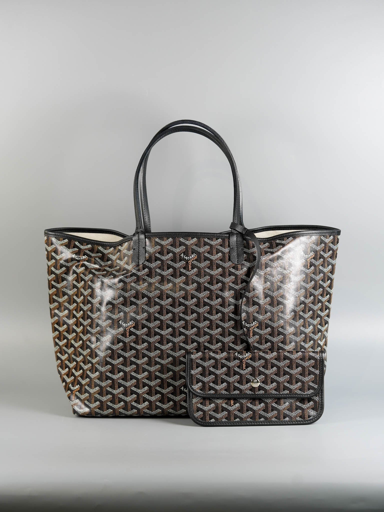 Saint Louis PM Tote Noir (Black) | Purse Maison Luxury Bags Shop