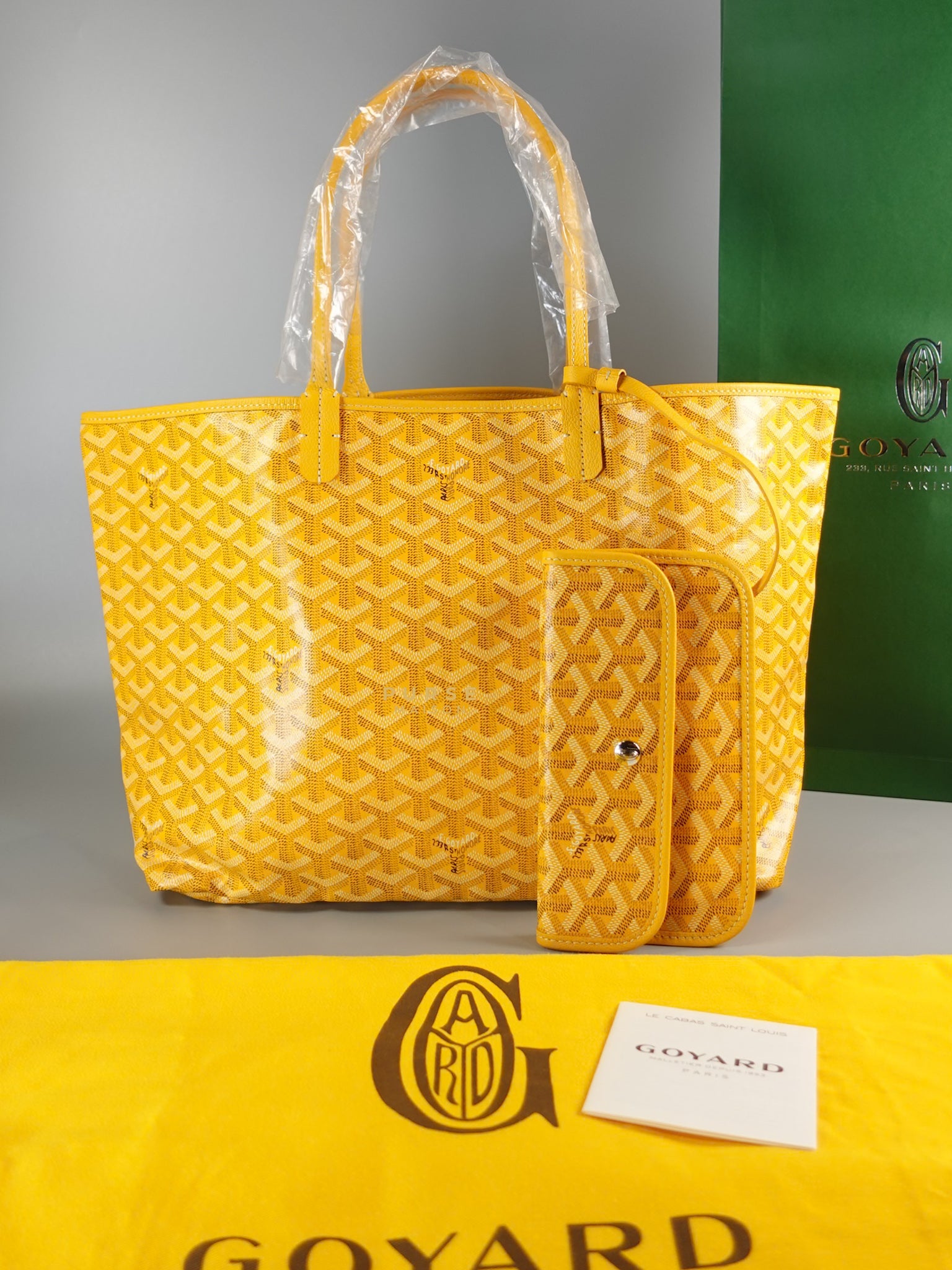 Saint Louis PM Yellow (Jaune) Tote Bag | Purse Maison Luxury Bags Shop