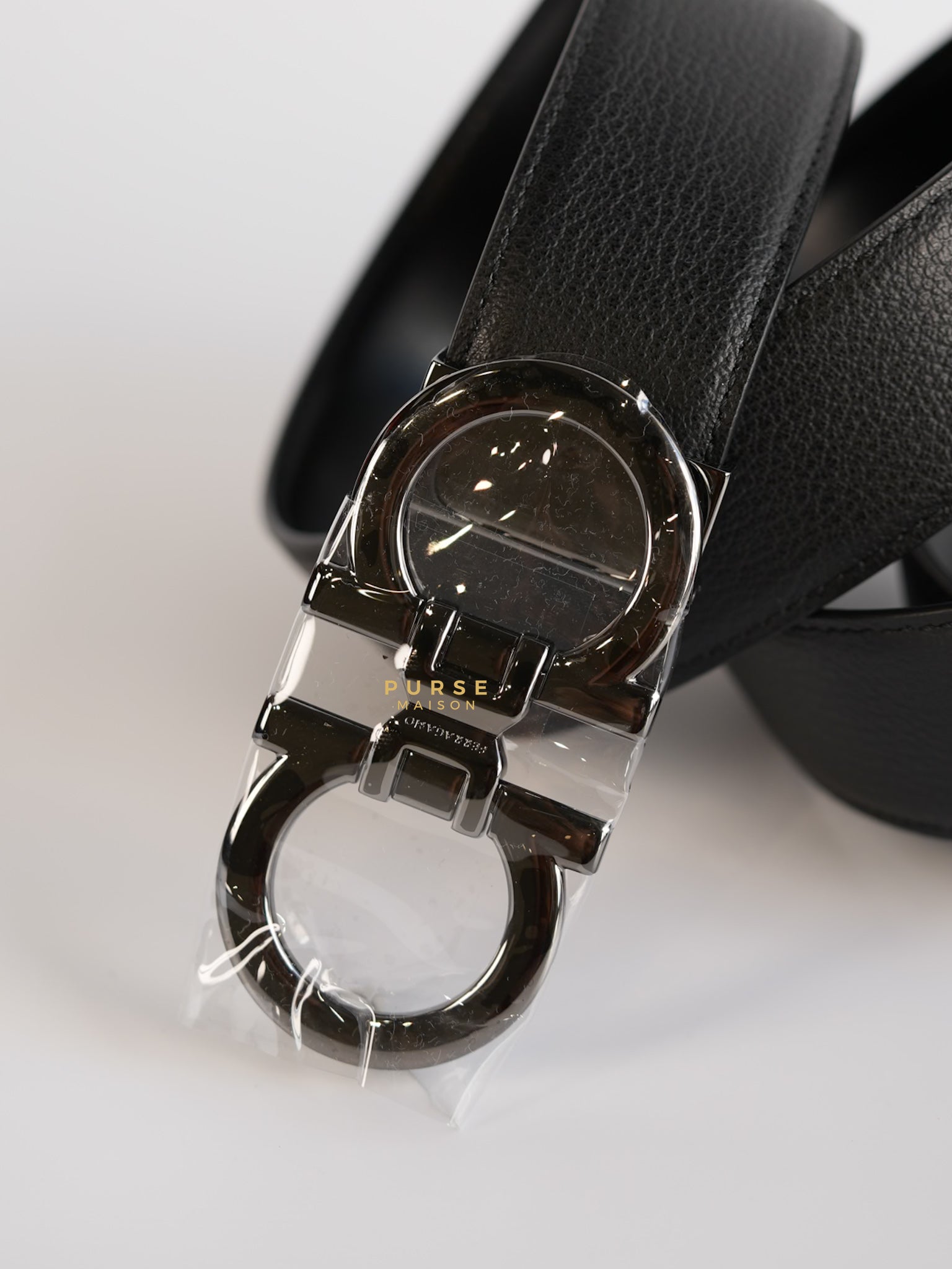 Salvatore Ferragamo Reversible Black Belt Size 105cm | Purse Maison Luxury Bags Shop