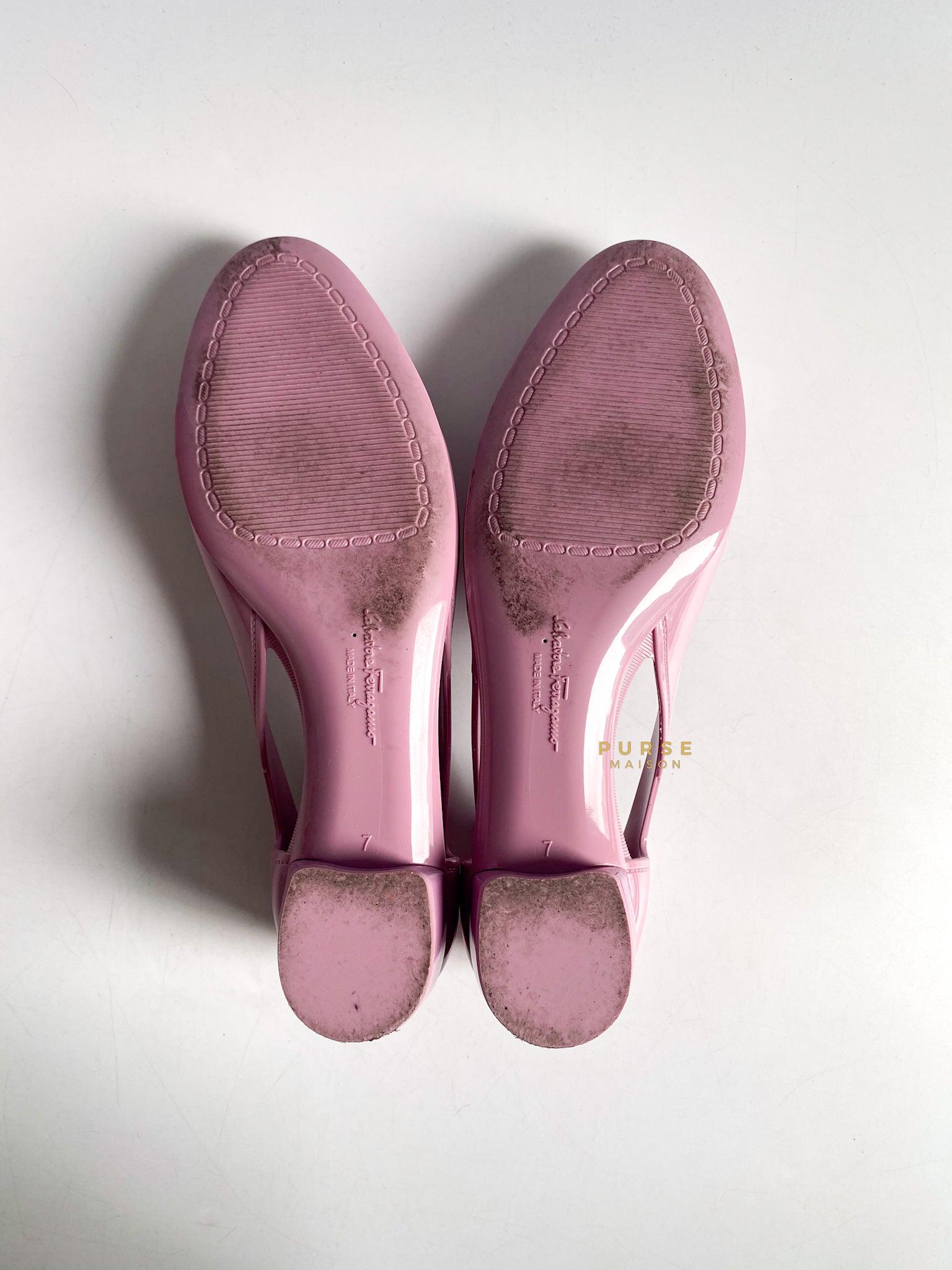 Salvatore ferragamo hot sale pink shoes