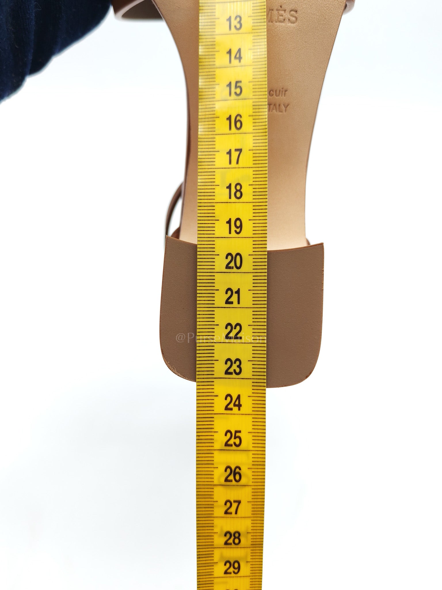 Encens 50 Sandals In Naturel Calfskin Leather EU 37 (23cm)