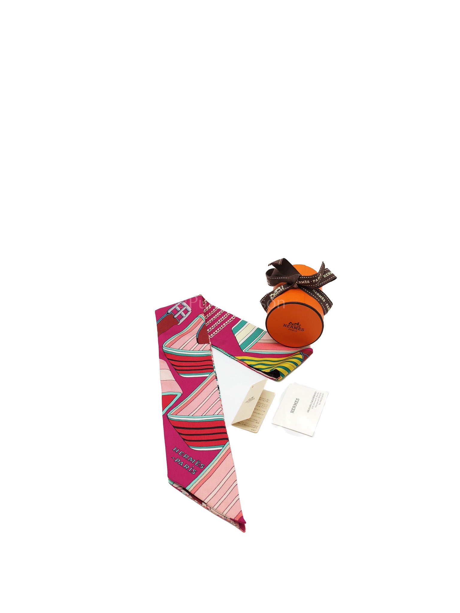 Sangles En Zigzag in Fuchsia, Vert & Jaune Twilly | Purse Maison Luxury Bags Shop