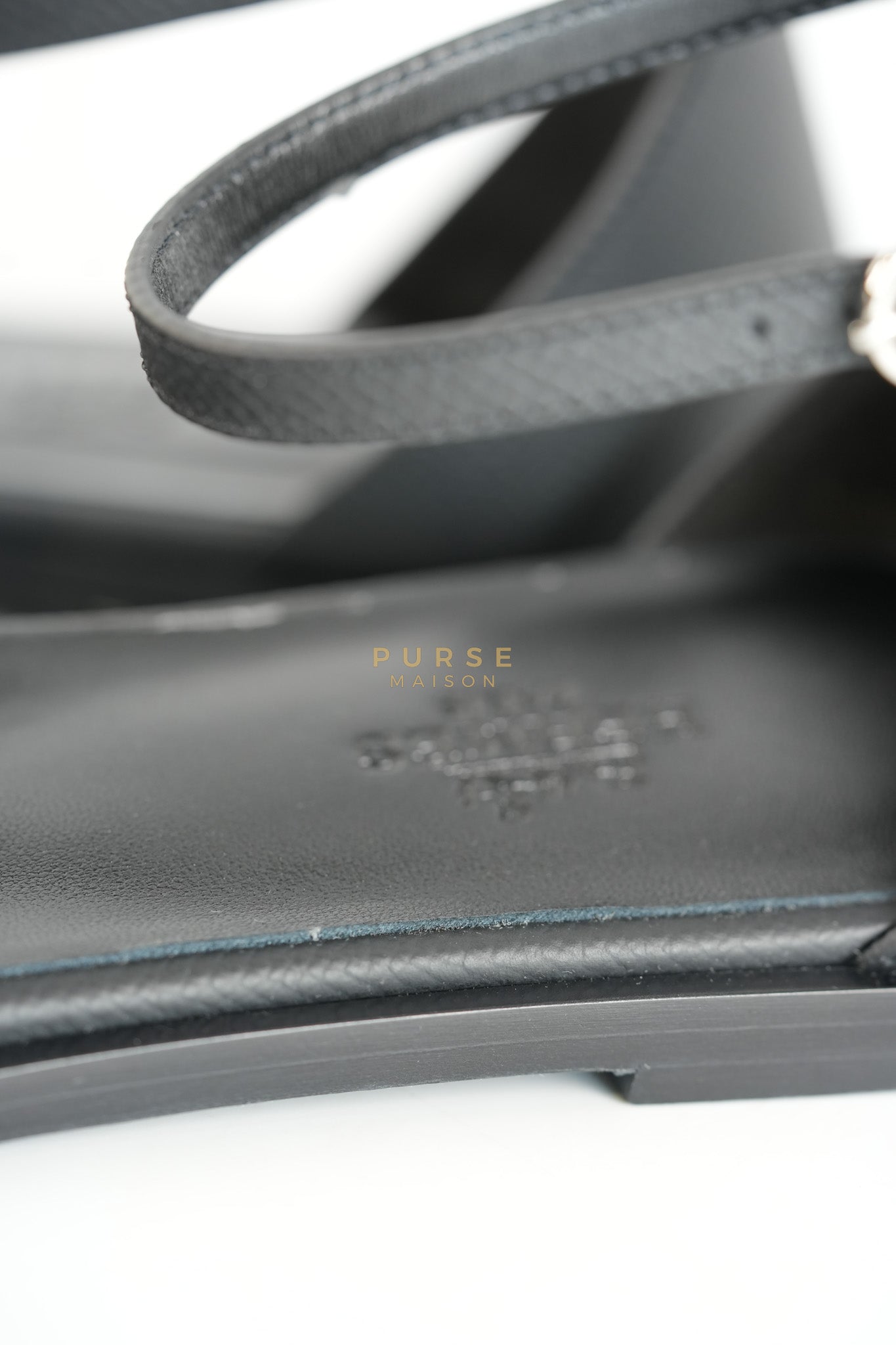 Santorini Sandals in Black Size 37 EU (23cm) | Purse Maison Luxury Bags Shop