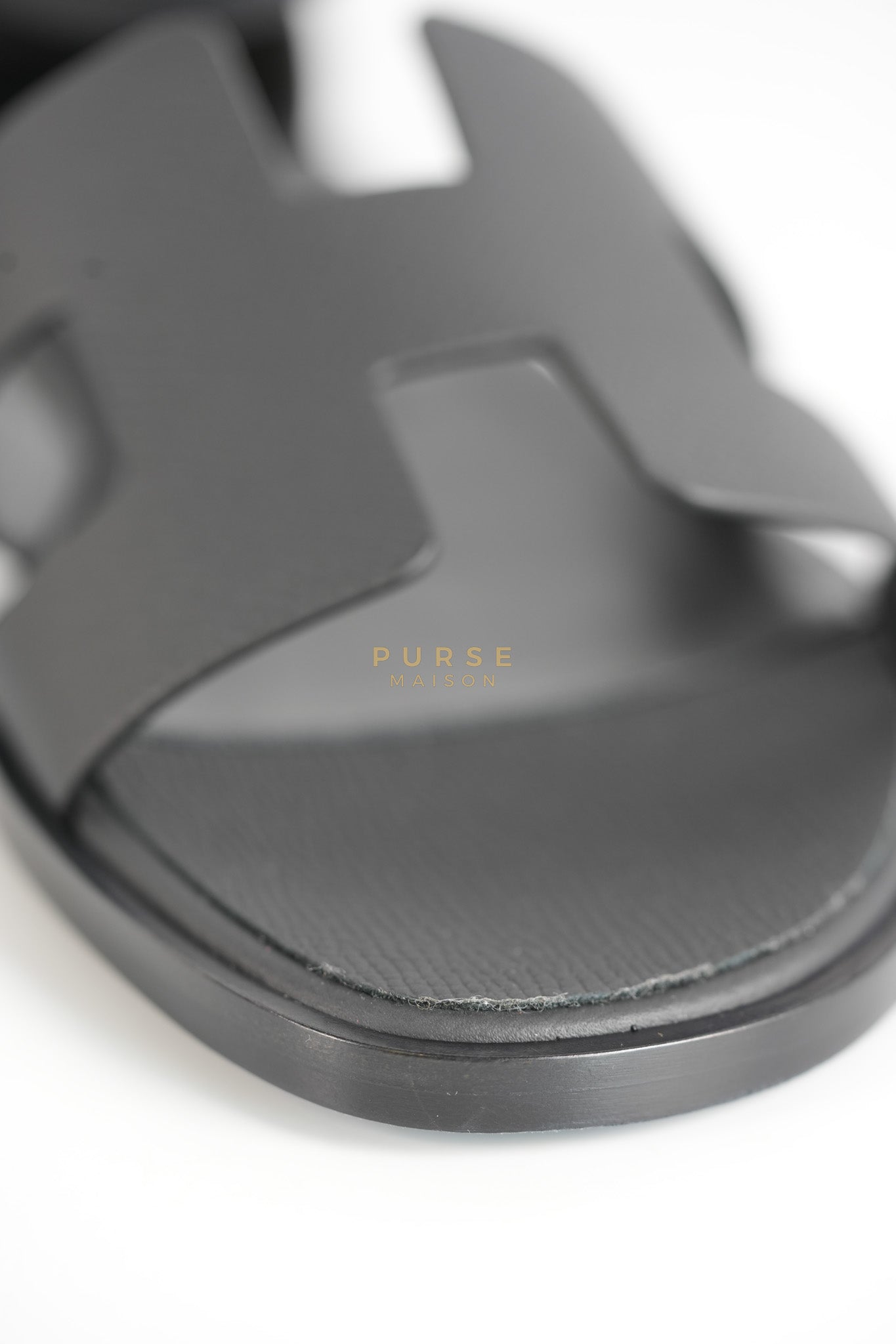 Santorini Sandals in Black Size 37 EU (23cm) | Purse Maison Luxury Bags Shop
