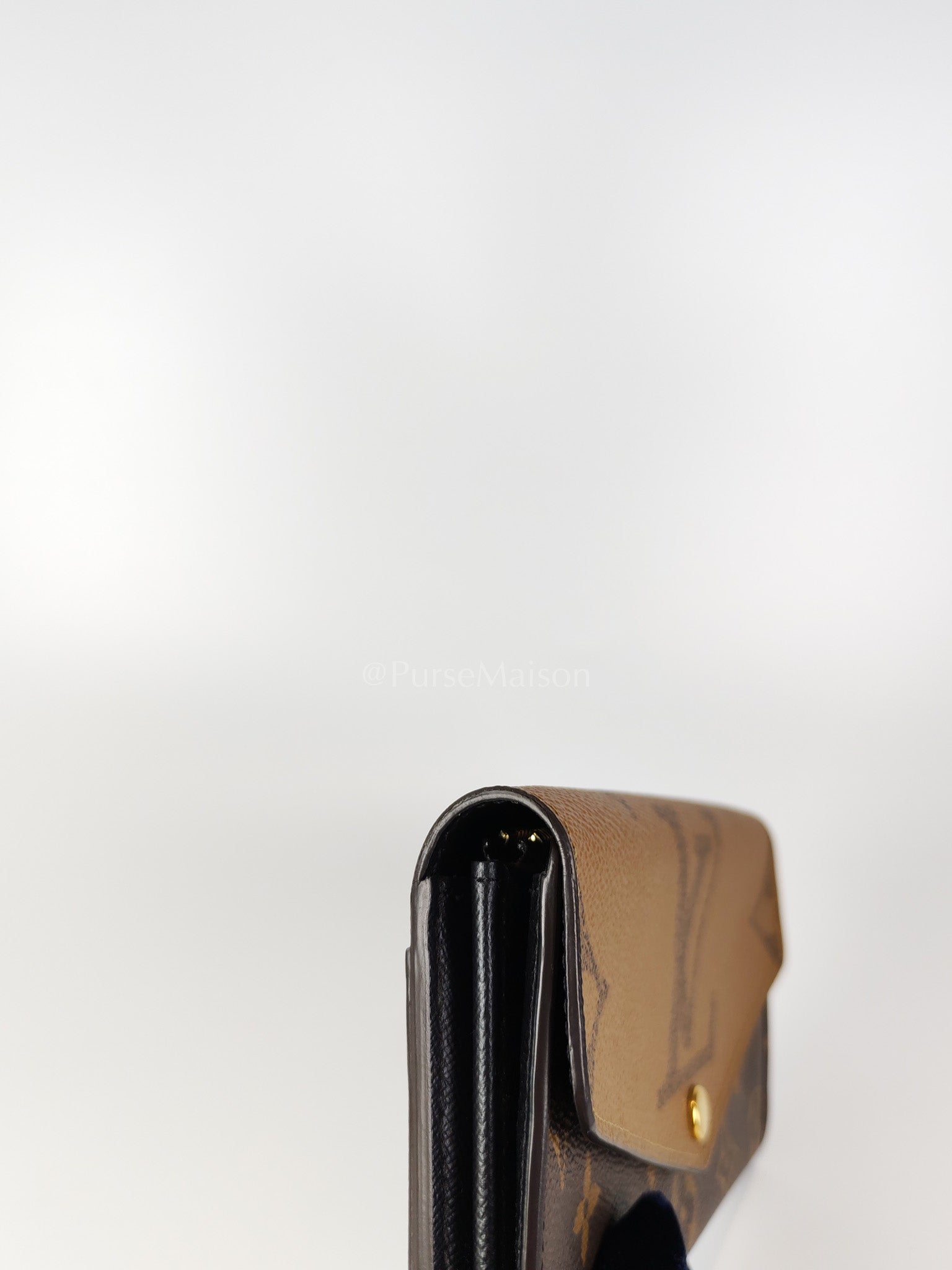 Sarah Wallet in Reverse Monogram Canvas (Microchip) | Purse Maison Luxury Bags Shop