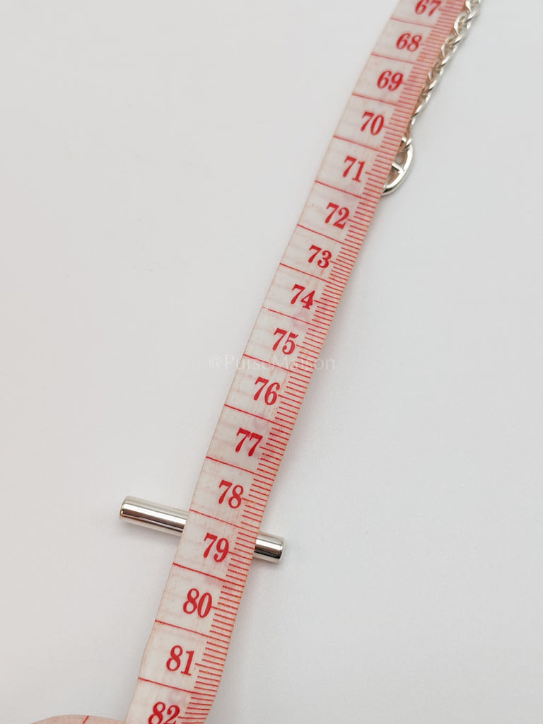 Sautoir Farandole Chain Sterling Silver Long Necklace Size 80cm | Purse Maison Luxury Bags Shop