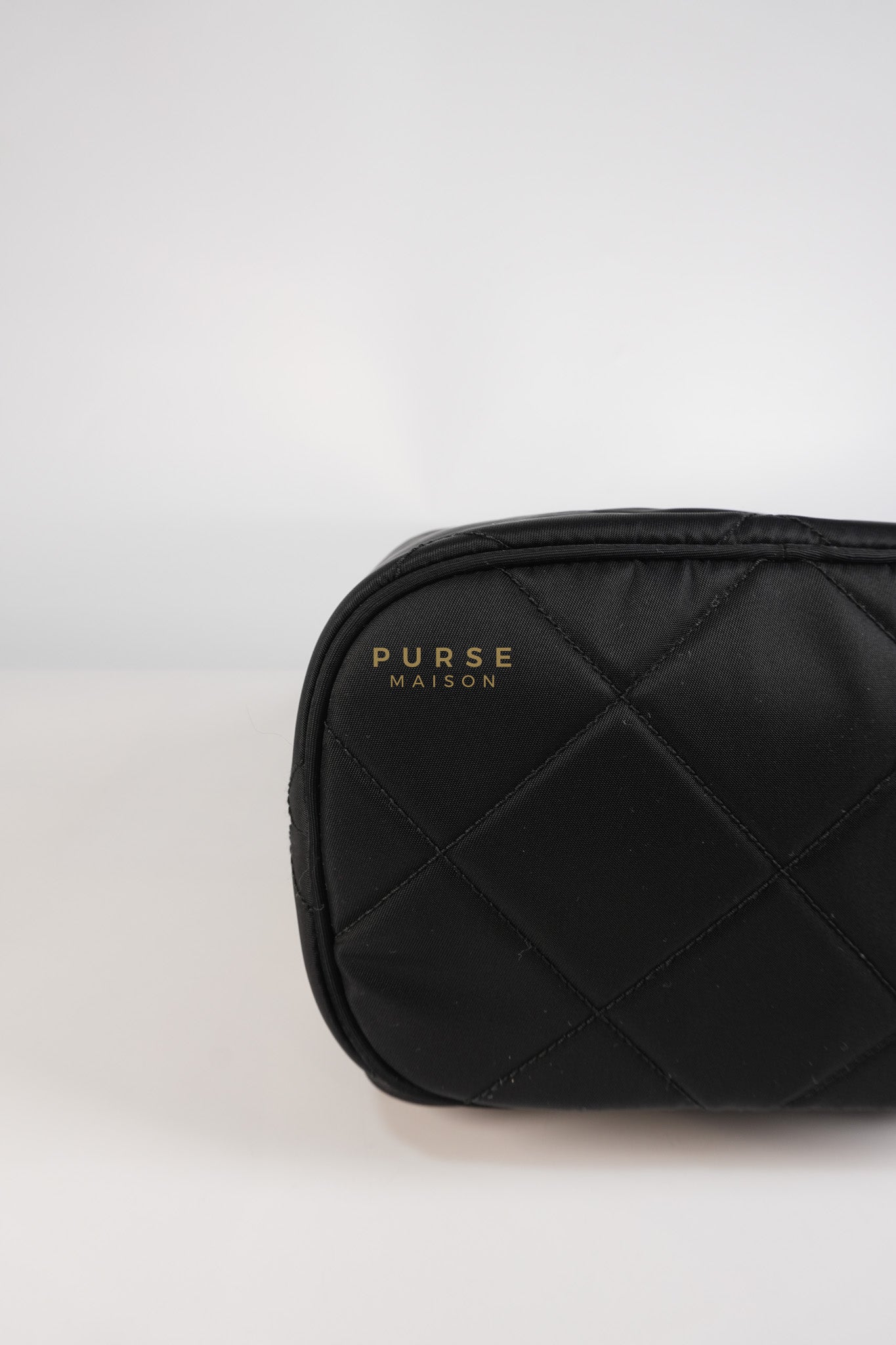 Secchiello in Tessuto Nero Nylon Bucket Bag | Purse Maison Luxury Bags Shop