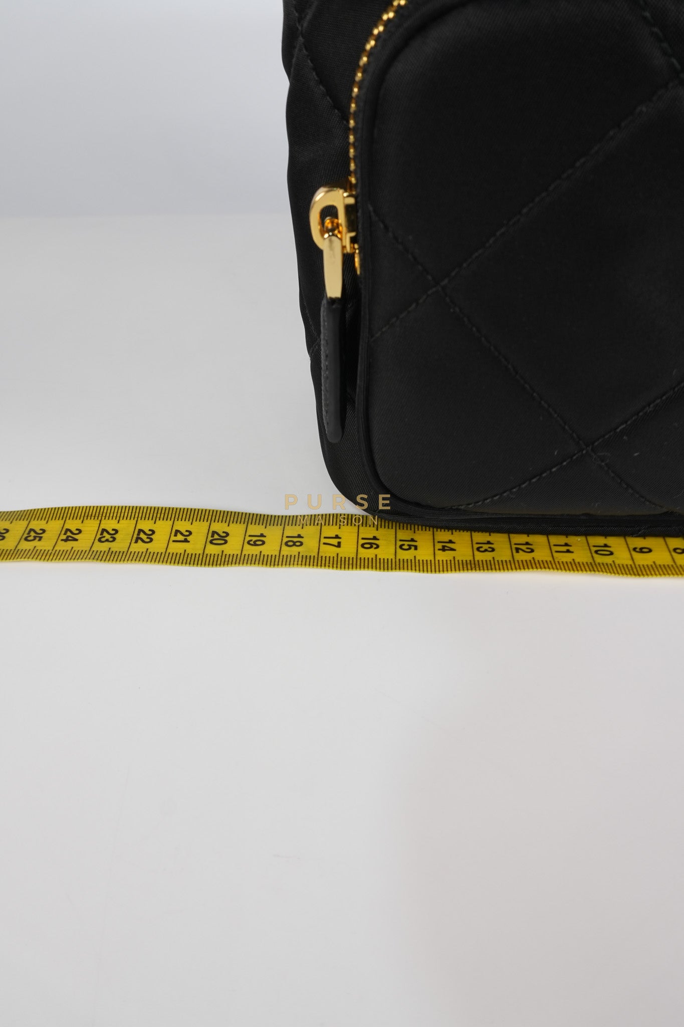 Secchiello in Tessuto Nero Nylon Bucket Bag | Purse Maison Luxury Bags Shop