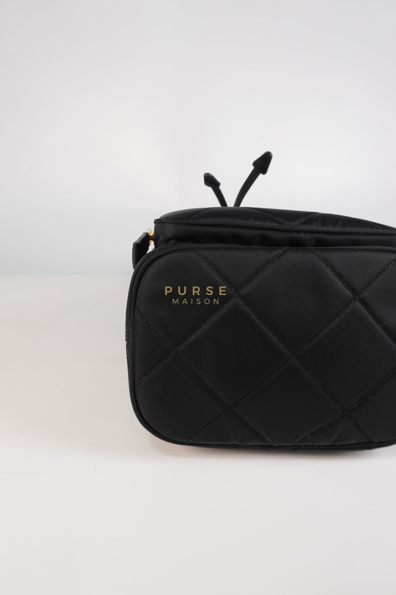 Secchiello in Tessuto Nero Nylon Bucket Bag | Purse Maison Luxury Bags Shop
