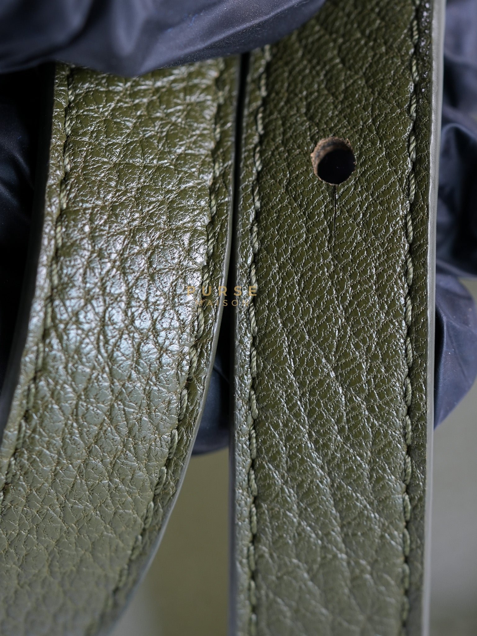 See By Chloe Hana Bag Small in Steel Green Grained Leather & Gold Hardware | Purse Maison Luxury Bags Shop