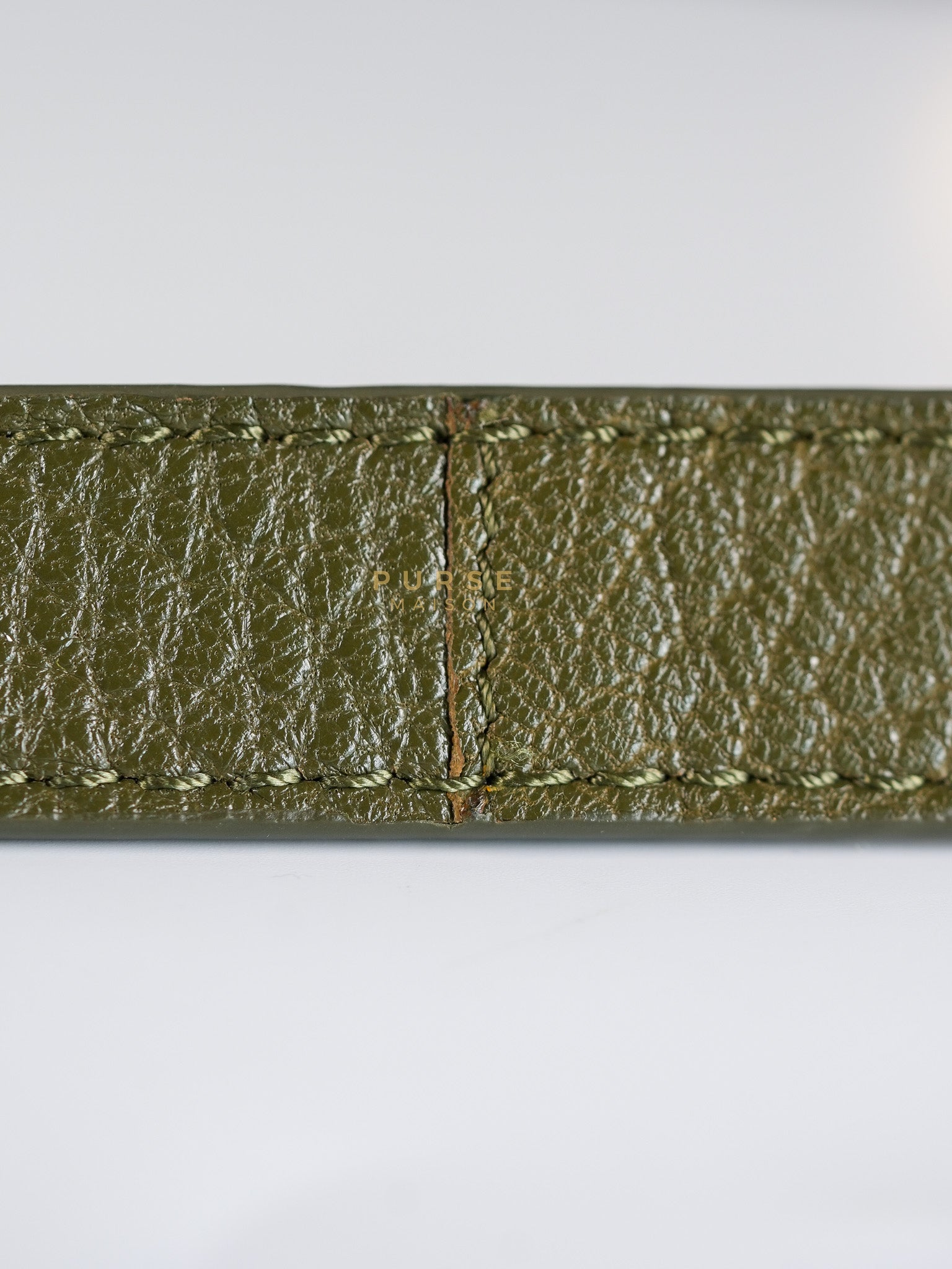 See By Chloe Hana Bag Small in Steel Green Grained Leather & Gold Hardware | Purse Maison Luxury Bags Shop