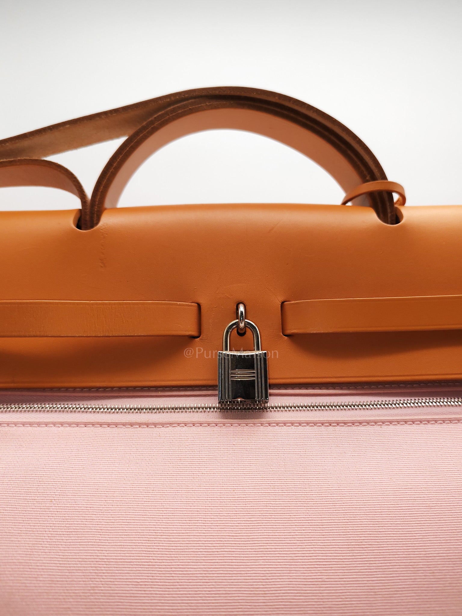 Herbag Zip 39 in Sakura Pink Palladium Hardware Stamp T(2016)