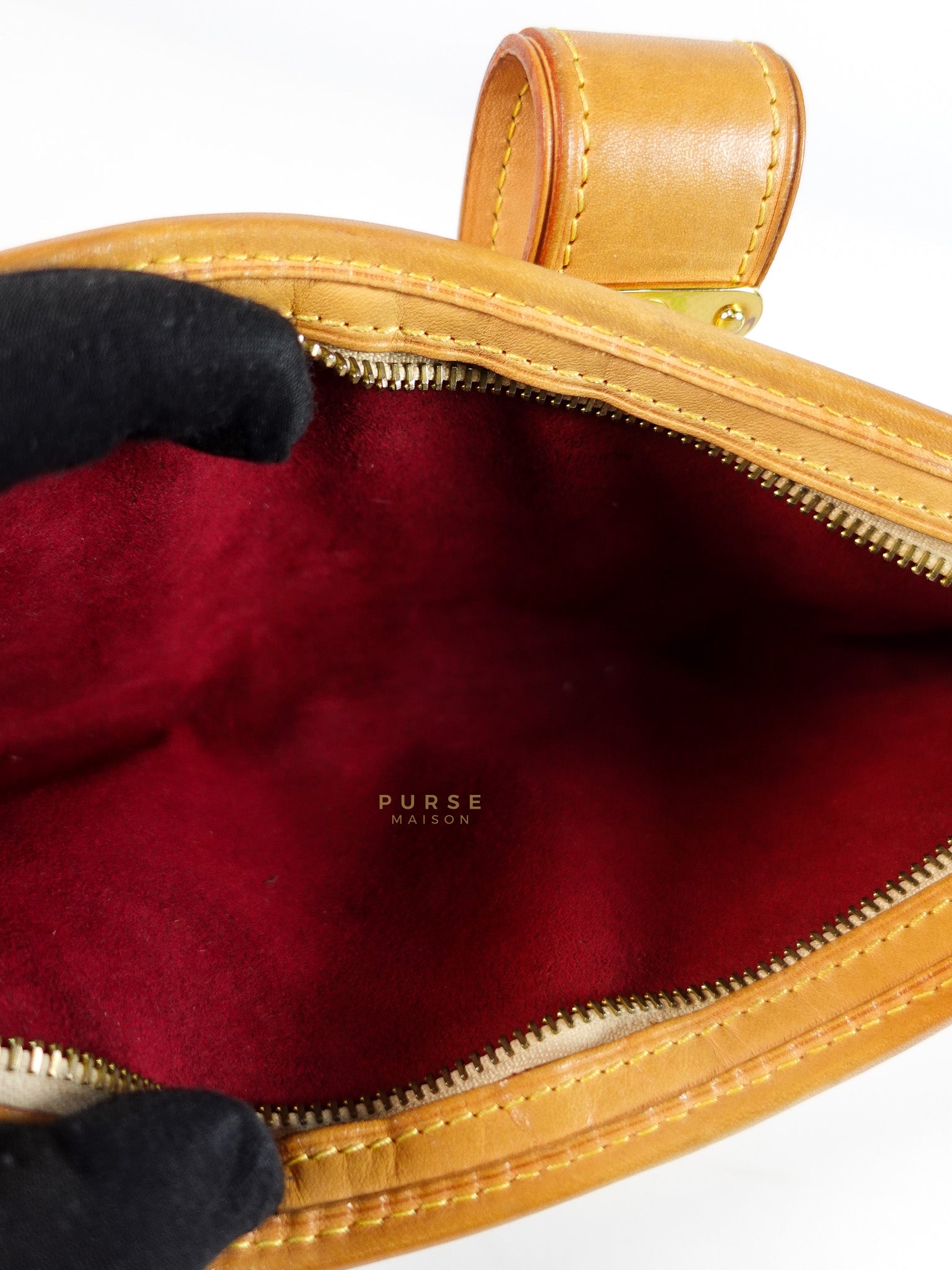 Shirley Clutch Shoulder Bag in White Multicolor Monogram Canvas (Date Code: MI0025) | Purse Maison Luxury Bags Shop