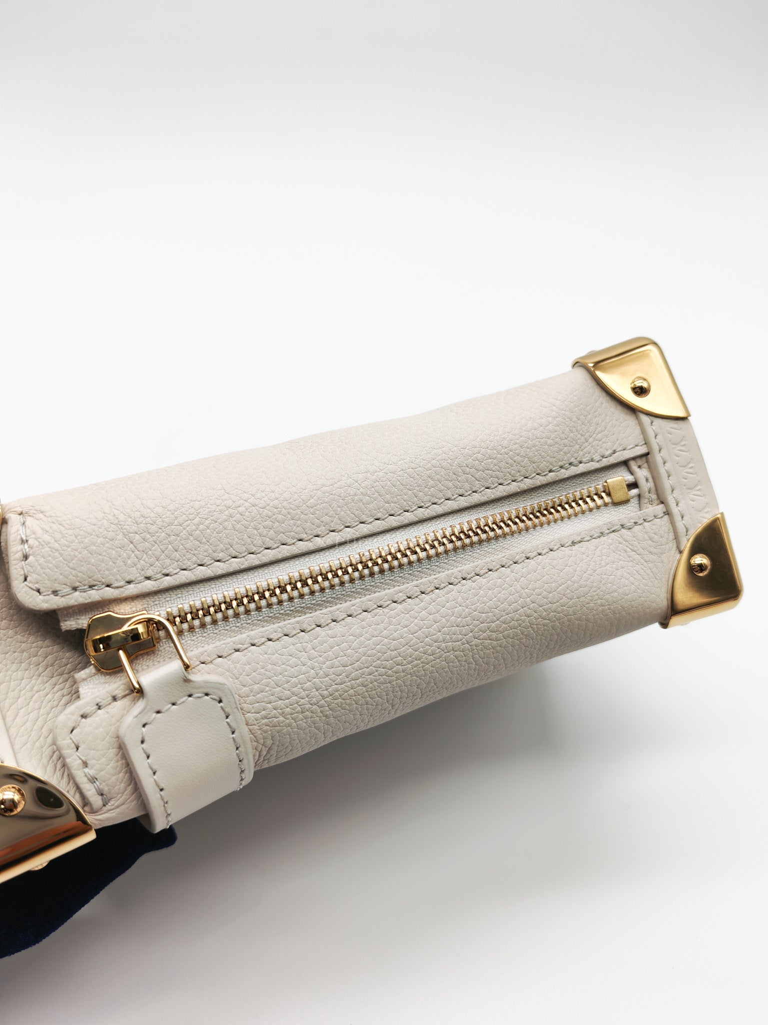 Side Trunk PM in Grained Soft Calfskin Leather Shoulder Bag (Microchip) | Purse Maison Luxury Bags Shop