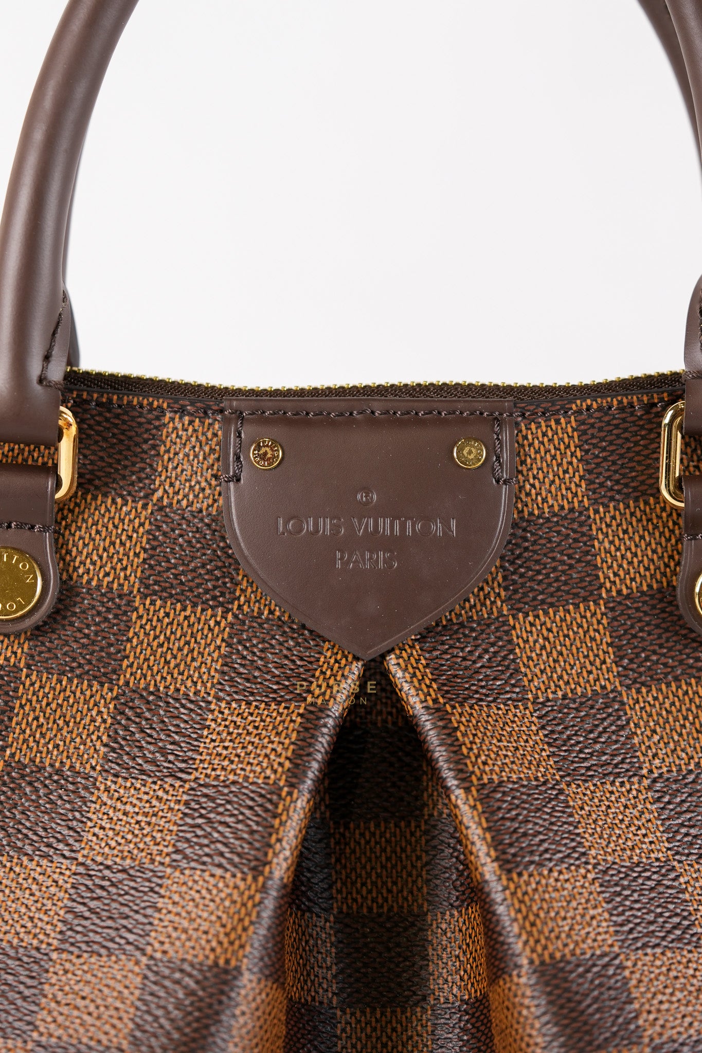 Siena MM in Damier Ebene Canvas (TBO169) | Purse Maison Luxury Bags Shop