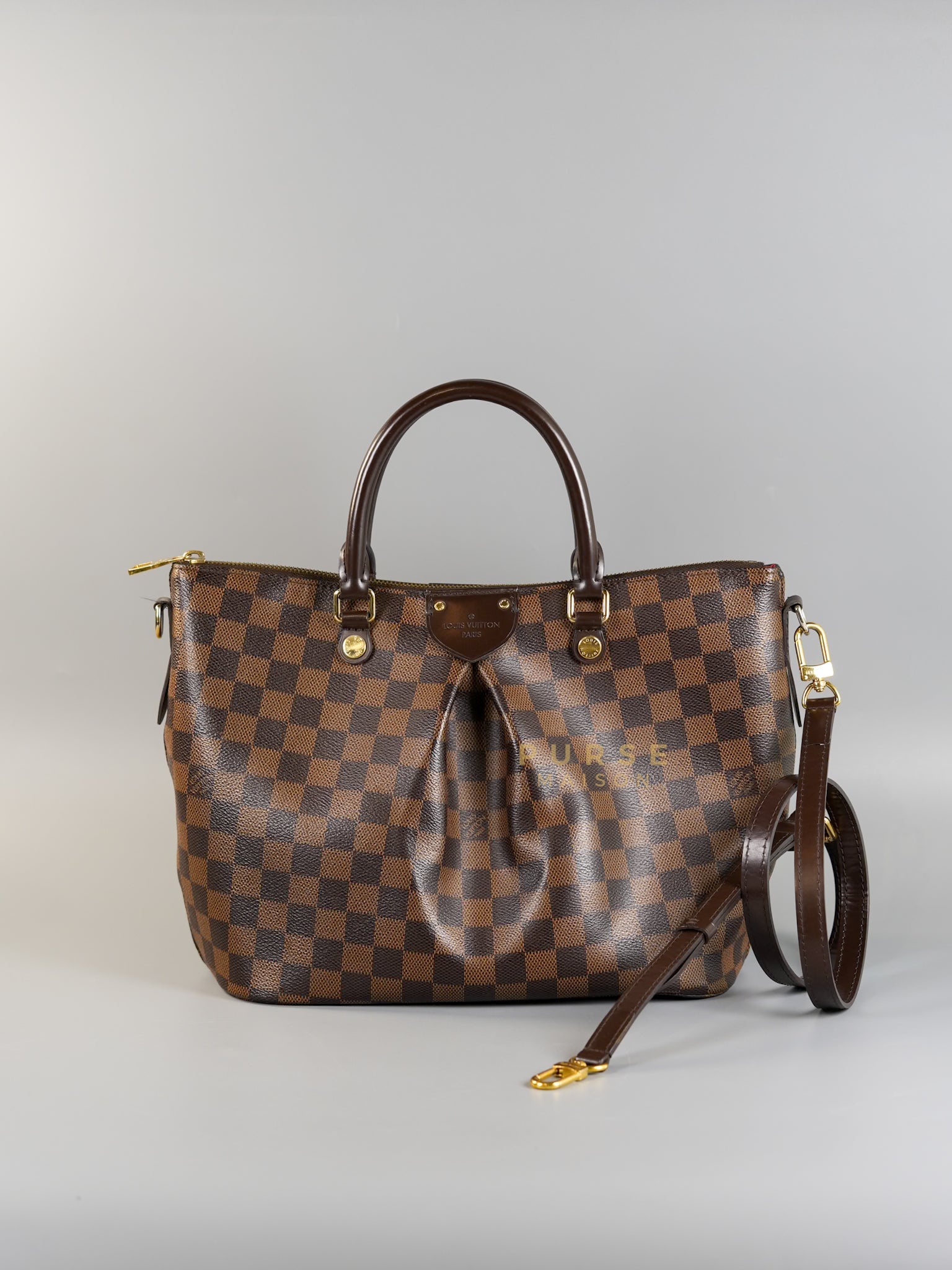 Siena MM in Damier Ebene (Date Code: TJ2105) | Purse Maison Luxury Bags Shop