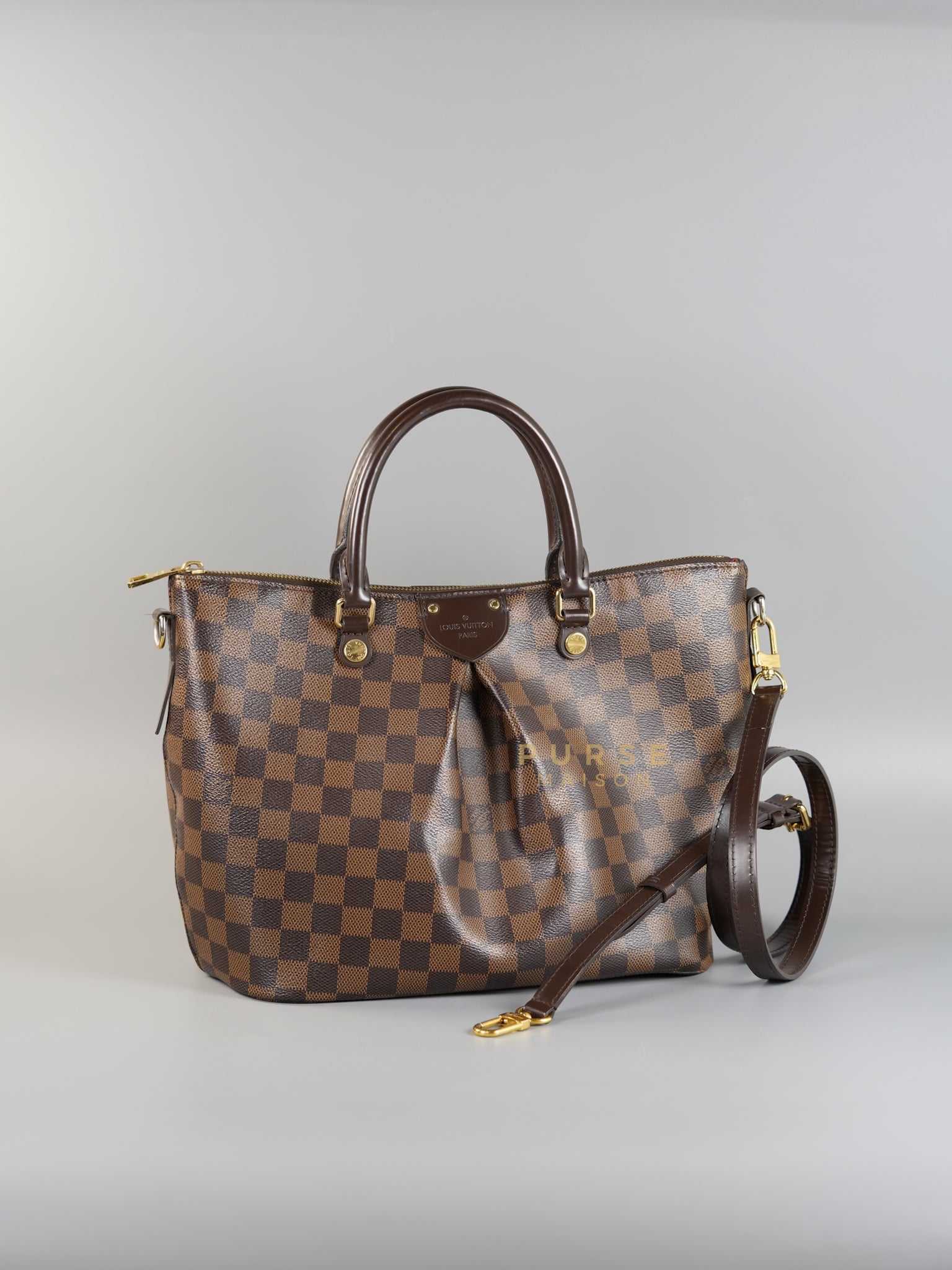 Siena MM in Damier Ebene (Date Code: TJ2105) | Purse Maison Luxury Bags Shop